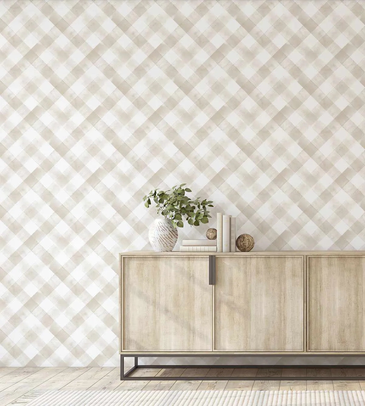 Modern Check in Caramel Wallpaper-Wallpaper-Buy Kids Removable Wallpaper Online Our Custom Made Children√¢‚Ç¨‚Ñ¢s Wallpapers Are A Fun Way To Decorate And Enhance Boys Bedroom Decor And Girls Bedrooms They Are An Amazing Addition To Your Kids Bedroom Walls Our Collection of Kids Wallpaper Is Sure To Transform Your Kids Rooms Interior Style From Pink Wallpaper To Dinosaur Wallpaper Even Marble Wallpapers For Teen Boys Shop Peel And Stick Wallpaper Online Today With Olive et Oriel