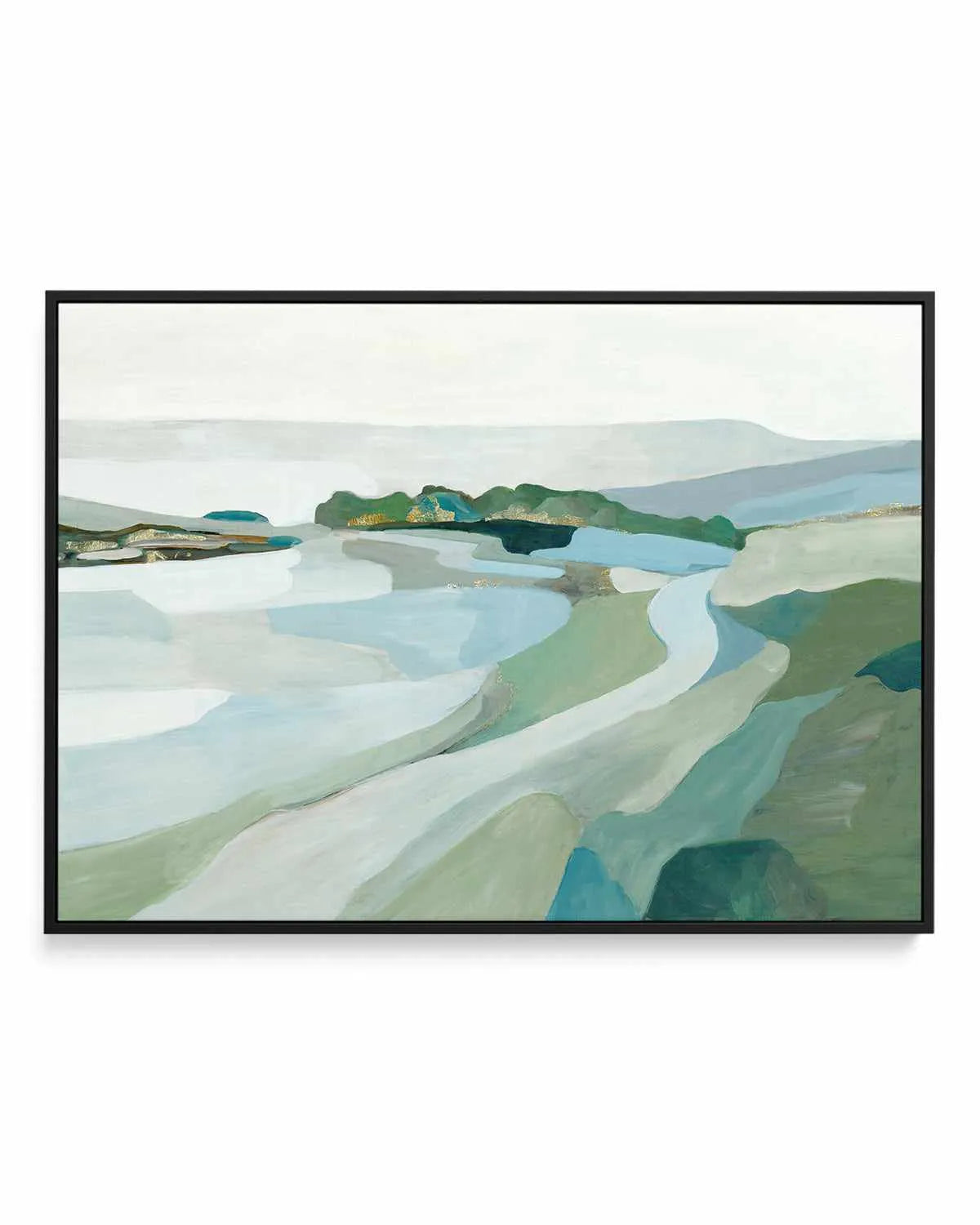Modern Landscape | Framed Canvas Art Print from Olive et Oriel where you can shop wallpaper and artworks online