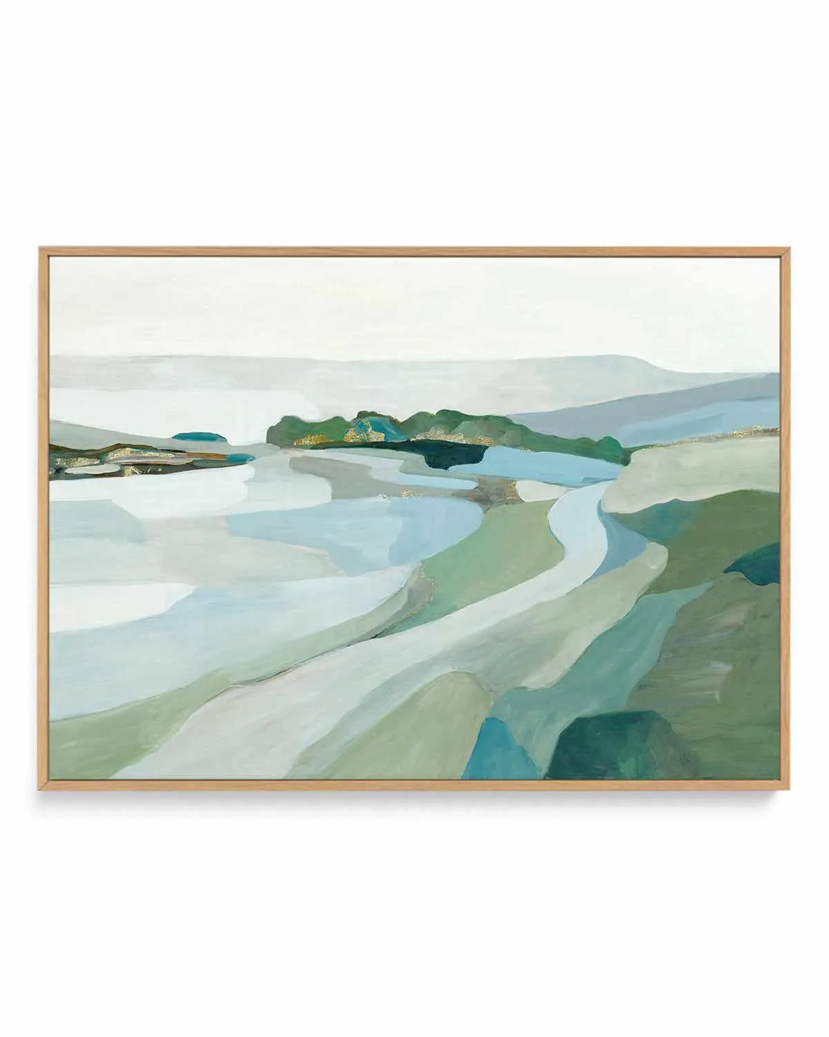 Modern Landscape | Framed Canvas Art Print from Olive et Oriel where you can shop wallpaper and artworks online