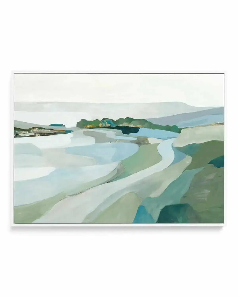 Modern Landscape | Framed Canvas Art Print from Olive et Oriel where you can shop wallpaper and artworks online