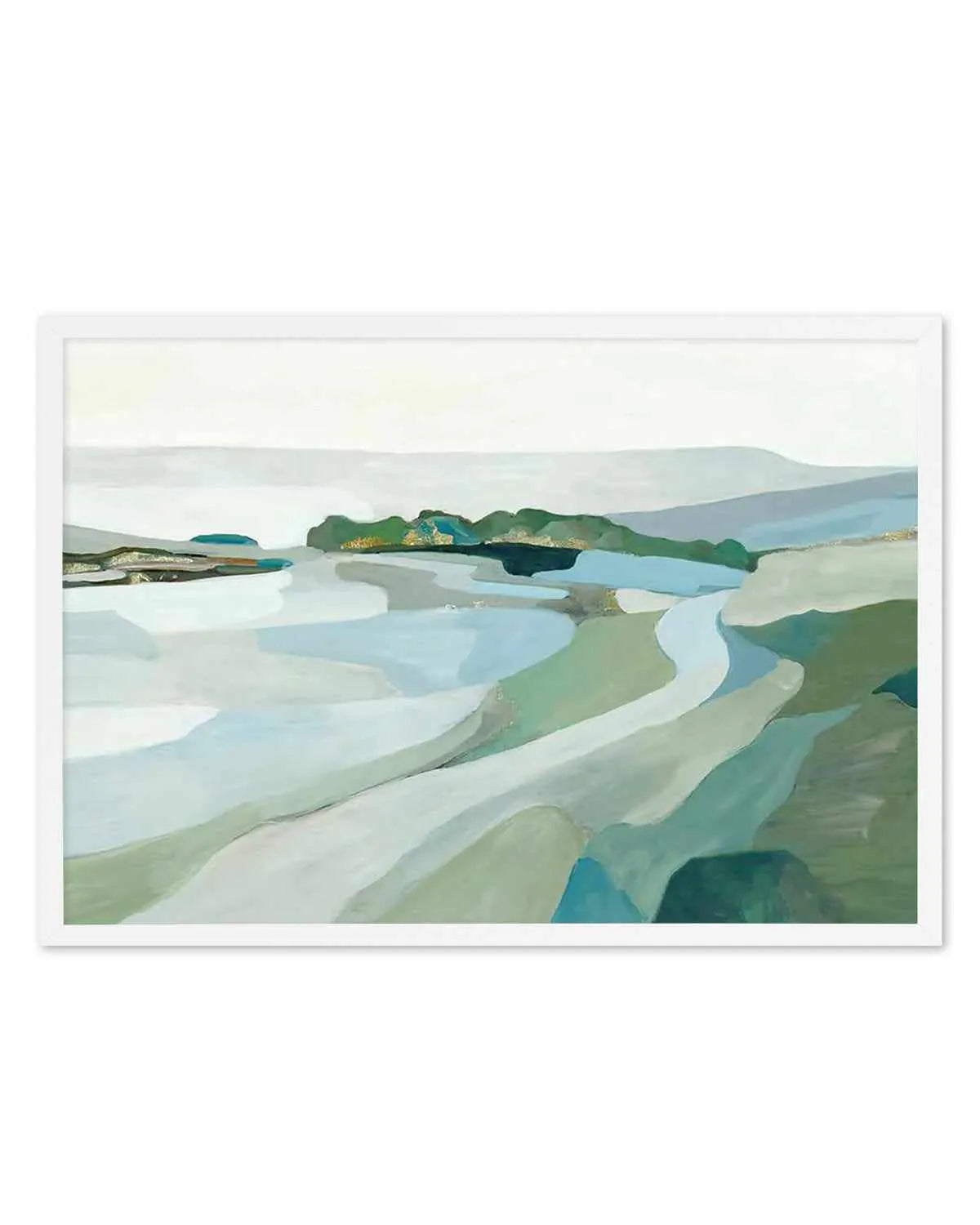 Modern Landscape Art Print from Olive et Oriel where you can shop wallpaper and artworks online