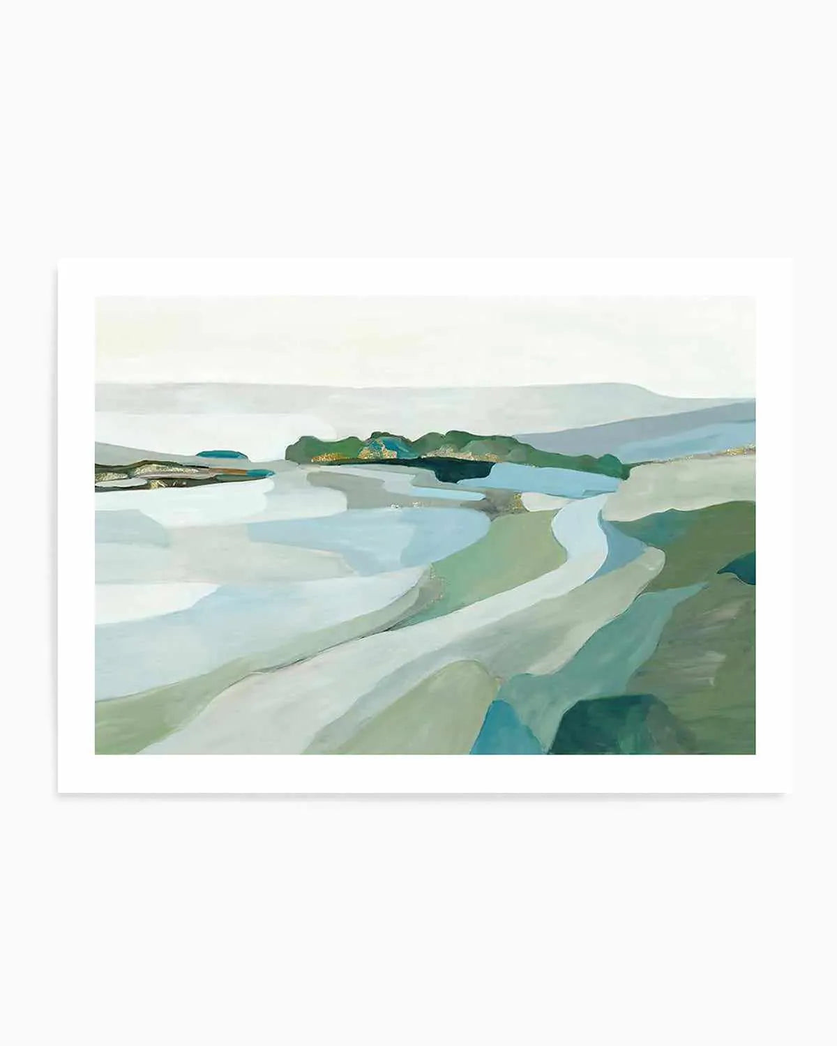 Modern Landscape Art Print from Olive et Oriel where you can shop wallpaper and artworks online