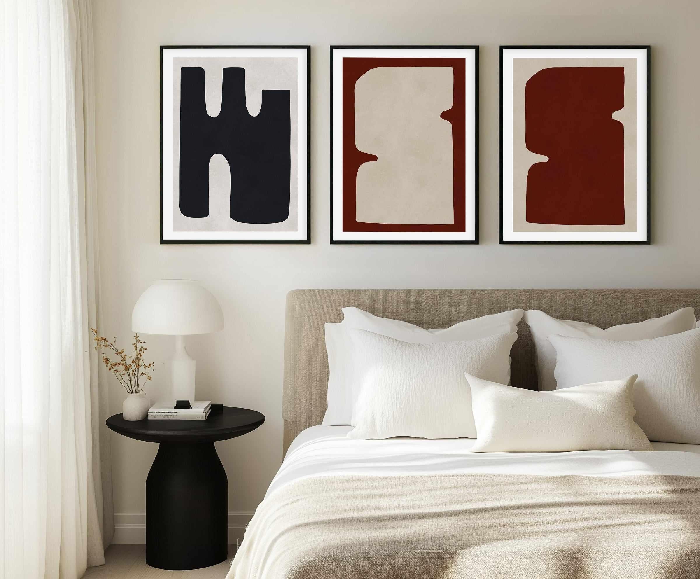 Modern Organic Art 2 | Art Print from Olive et Oriel where you can shop wallpaper and artworks online