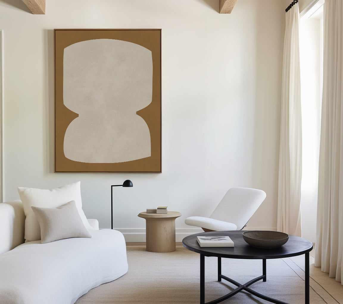 Modern Organic Art 13 | Framed Canvas Art Print from Olive et Oriel where you can shop wallpaper and artworks online