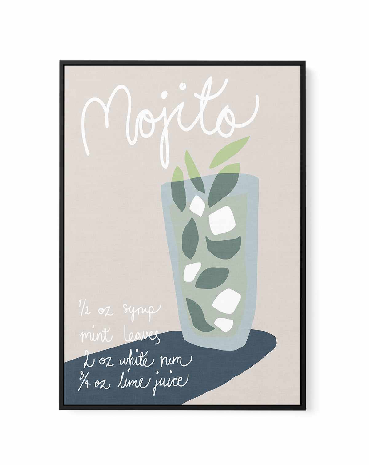 Mojito by Studio III | Framed Canvas Art Print from Olive et Oriel where you can shop wallpaper and artworks online