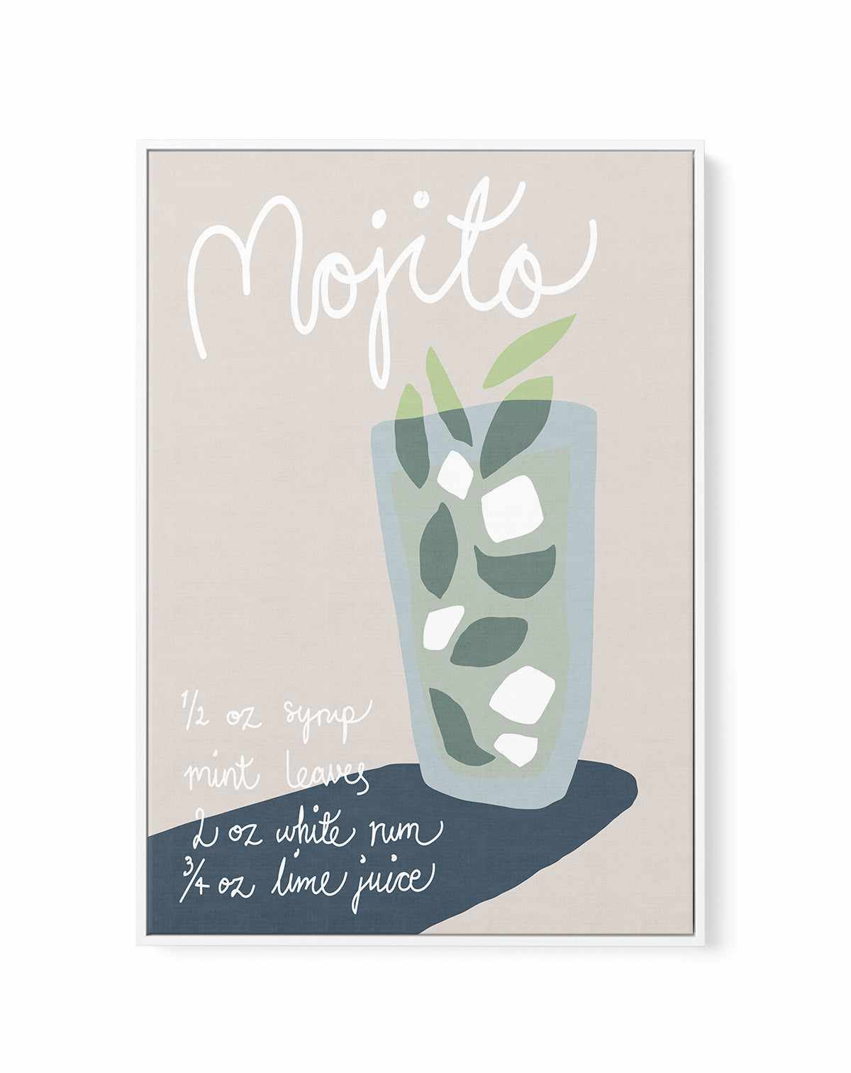 Mojito by Studio III | Framed Canvas Art Print from Olive et Oriel where you can shop wallpaper and artworks online