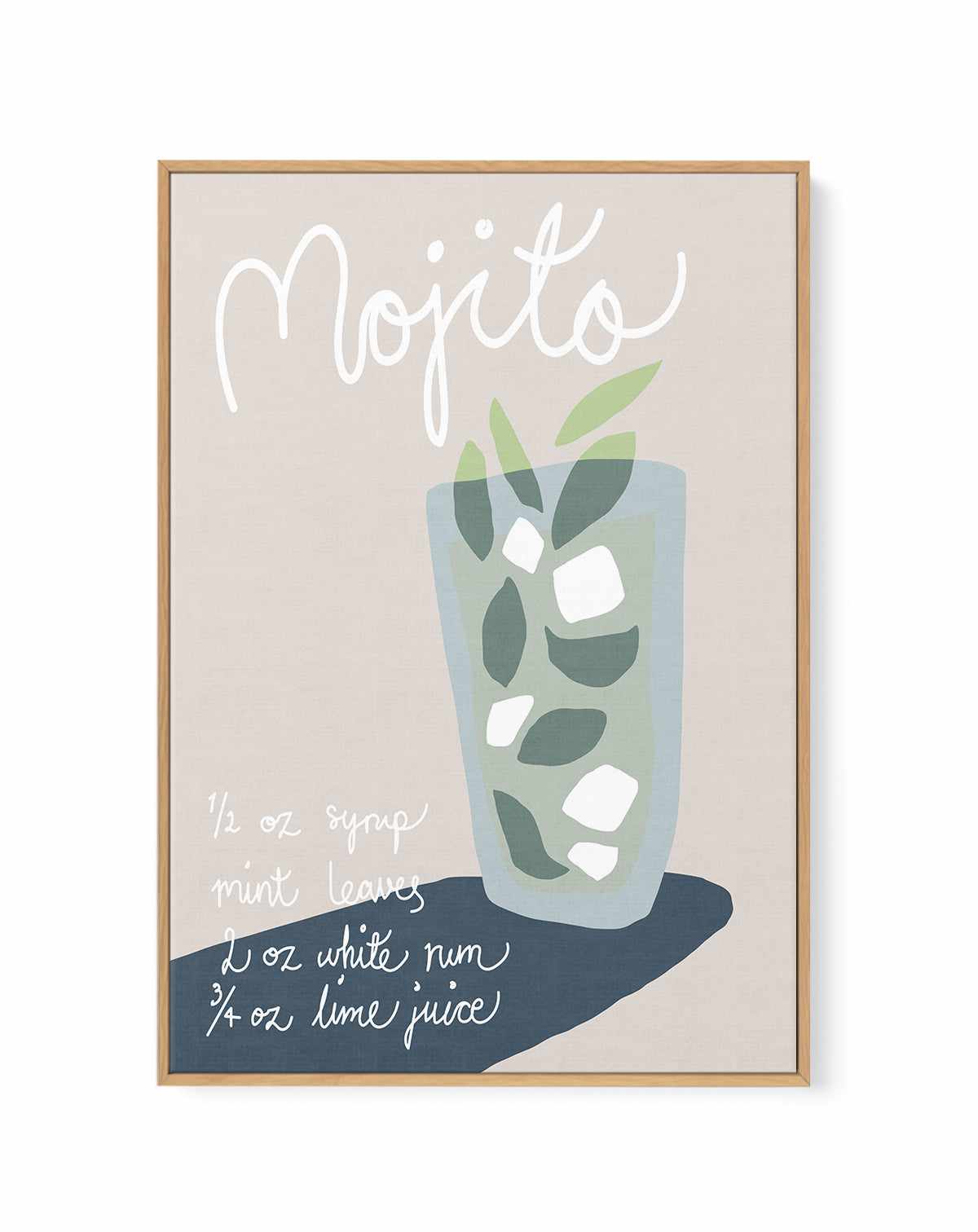 Mojito by Studio III | Framed Canvas Art Print from Olive et Oriel where you can shop wallpaper and artworks online