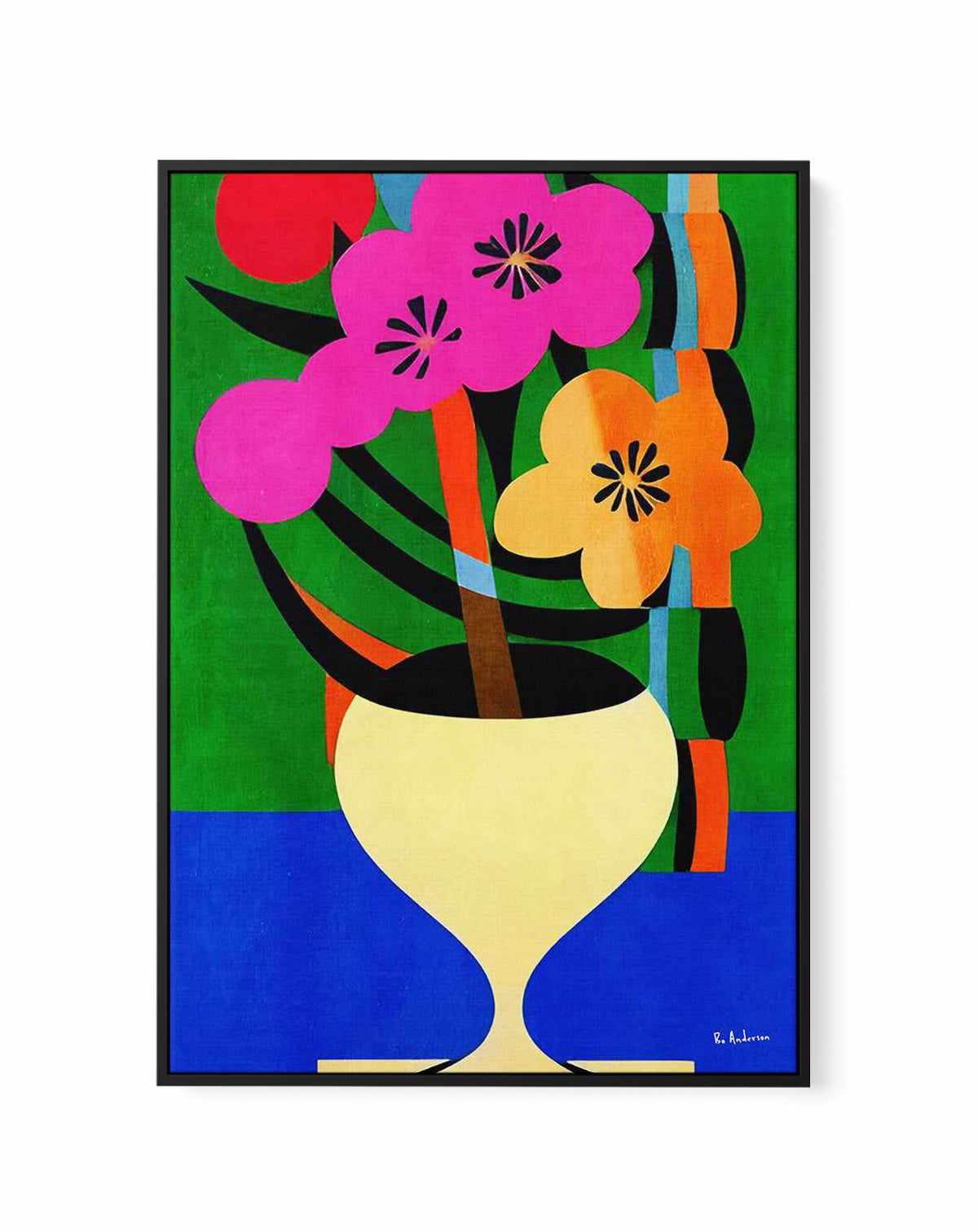 Moma New York (1965) By Bo Anderson | Framed Canvas Art Print