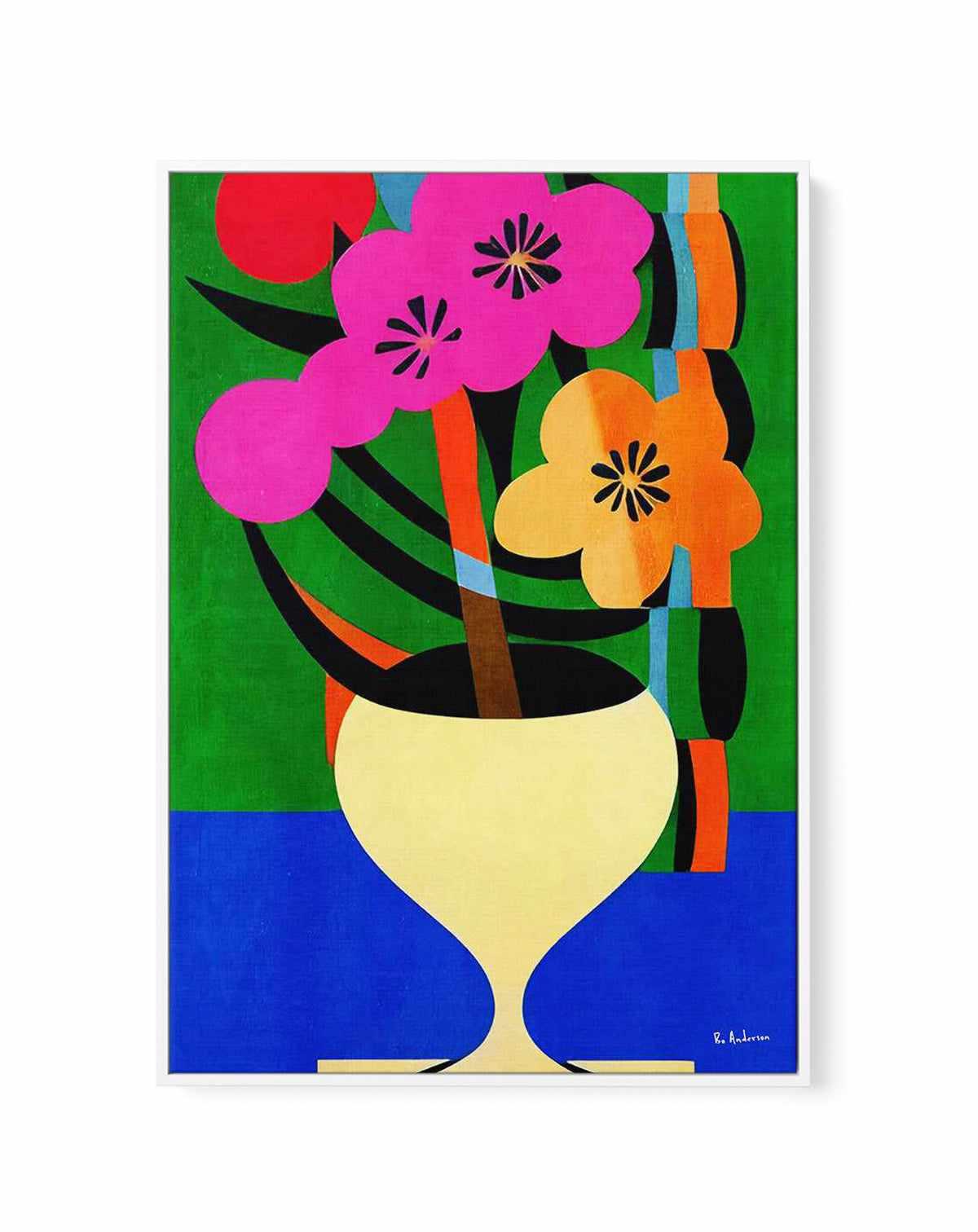 Moma New York (1965) By Bo Anderson xx | Framed Canvas Art Print