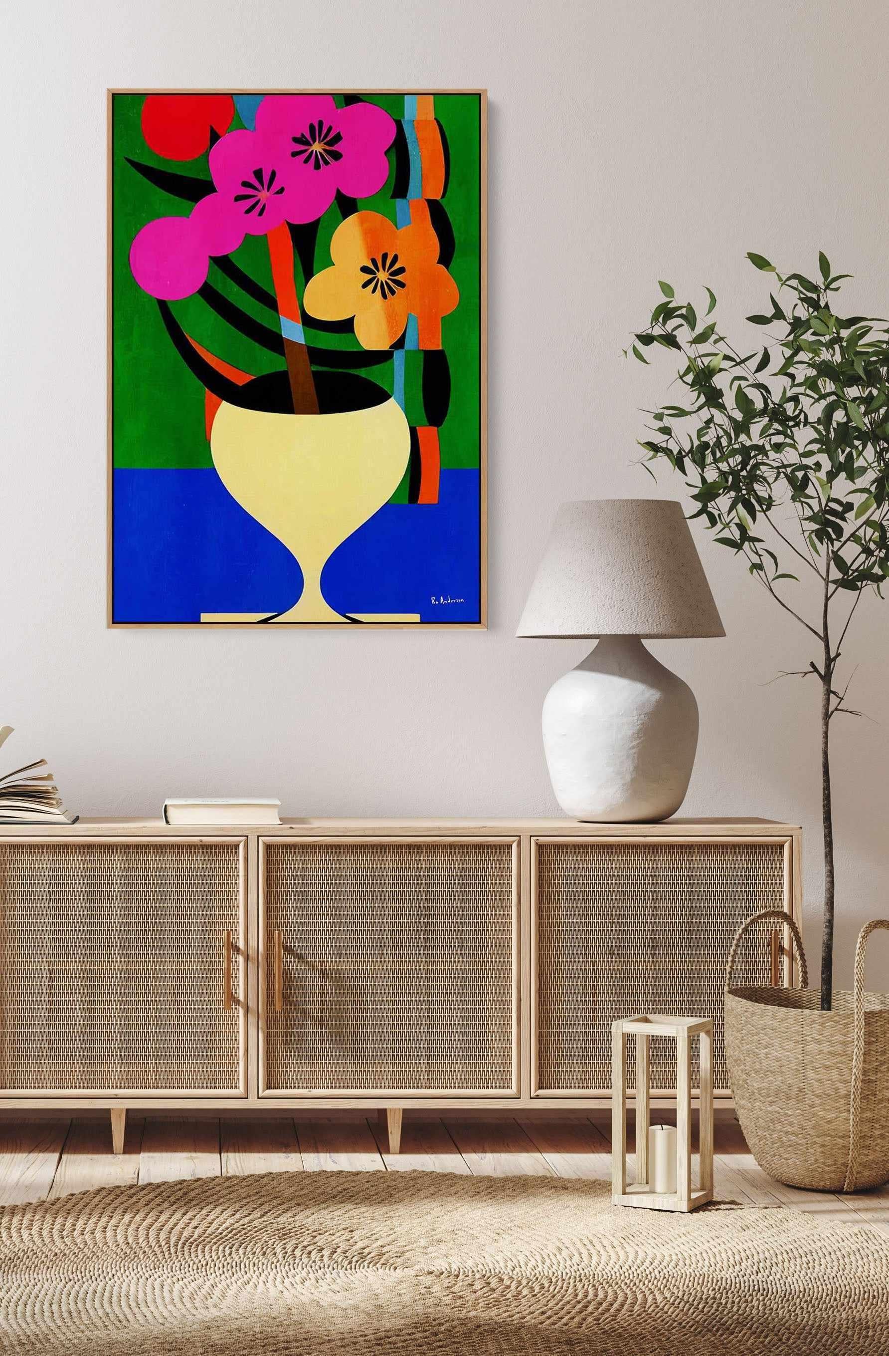 Moma New York (1965) By Bo Anderson xx | Framed Canvas Art Print