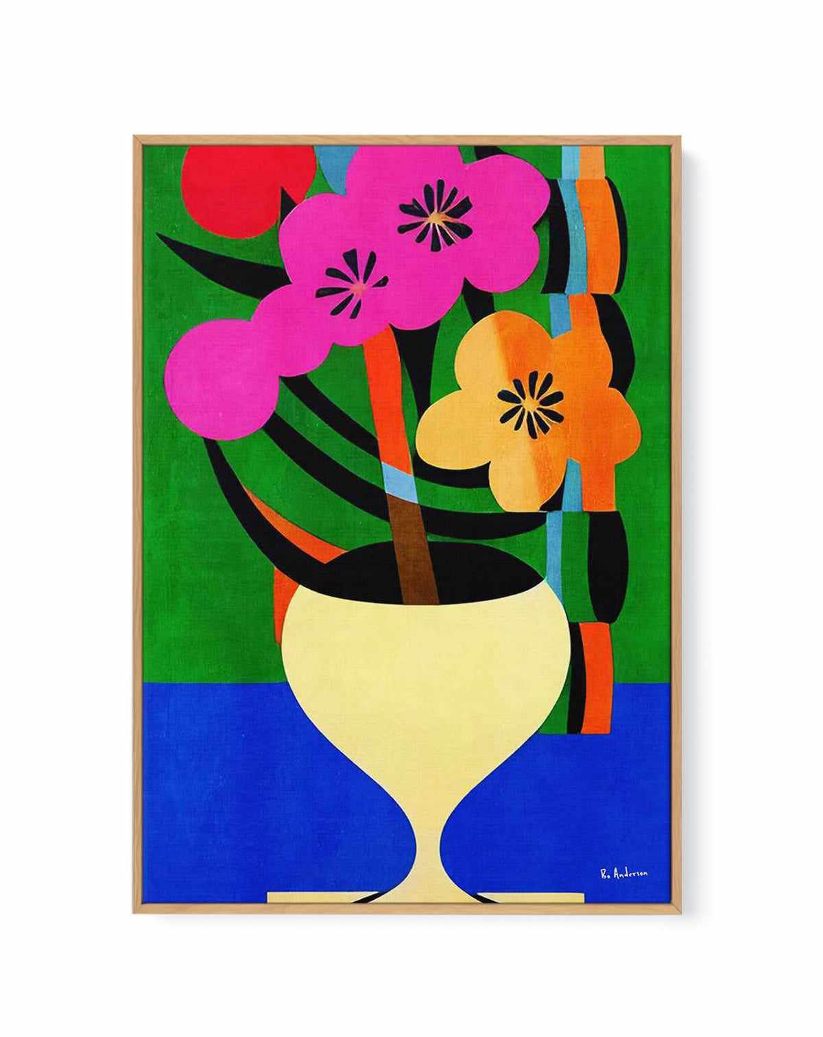 Moma New York (1965) By Bo Anderson | Framed Canvas Art Print