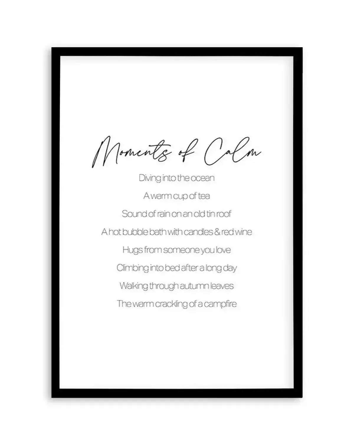 Moments of Calm Art Print from Olive et Oriel where you can shop wallpaper and artworks online