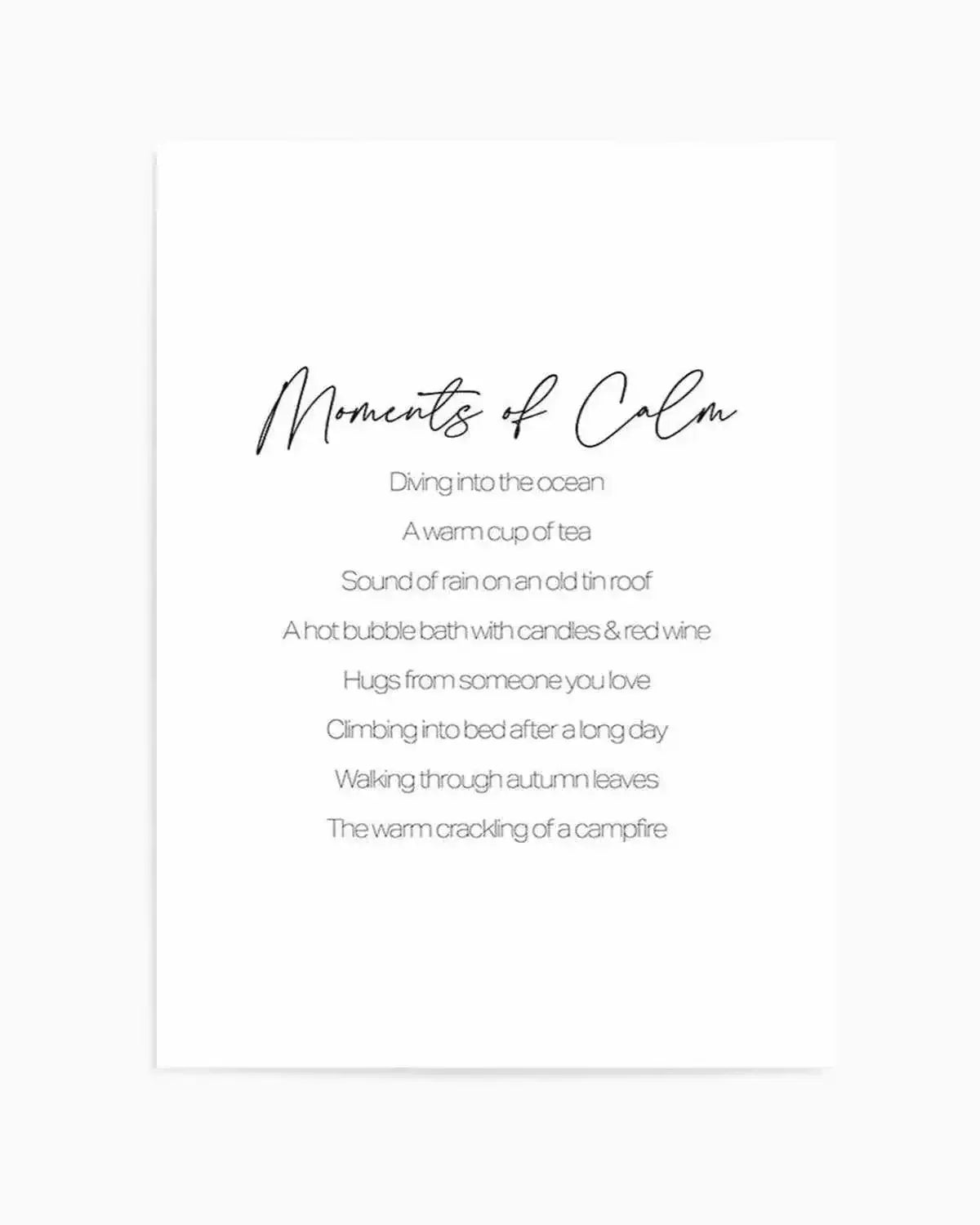 Moments of Calm Art Print from Olive et Oriel where you can shop wallpaper and artworks online