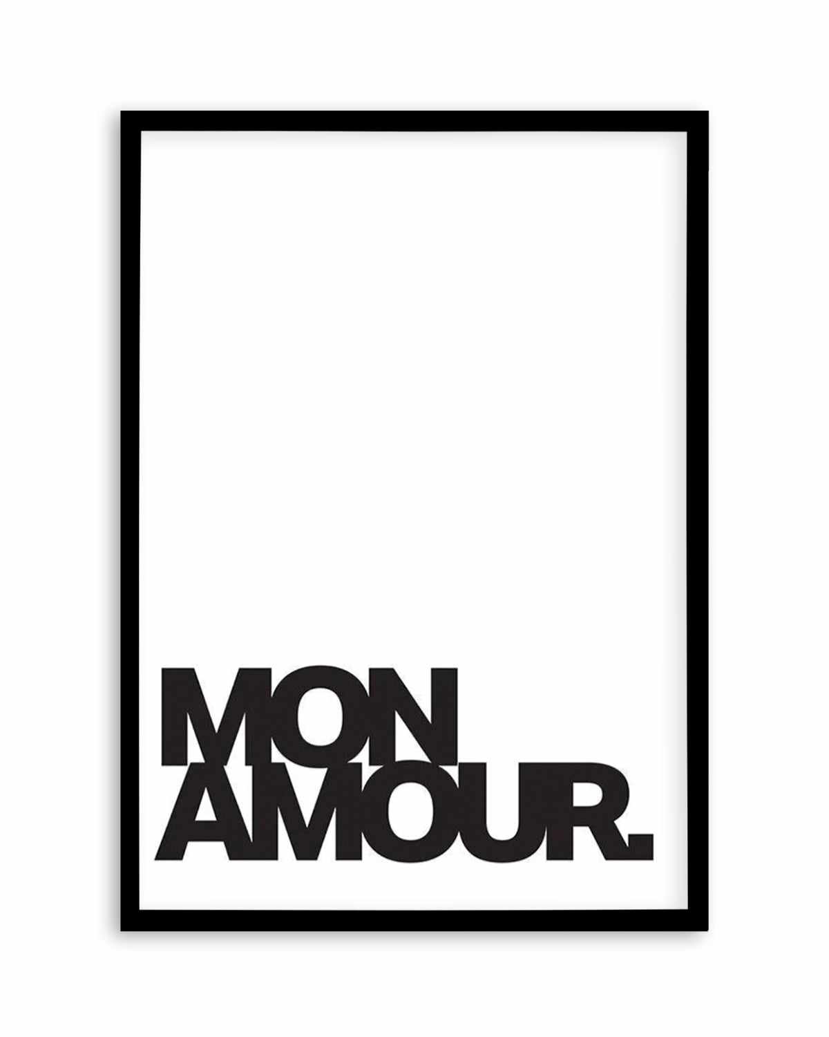 Mon Amour Art Print