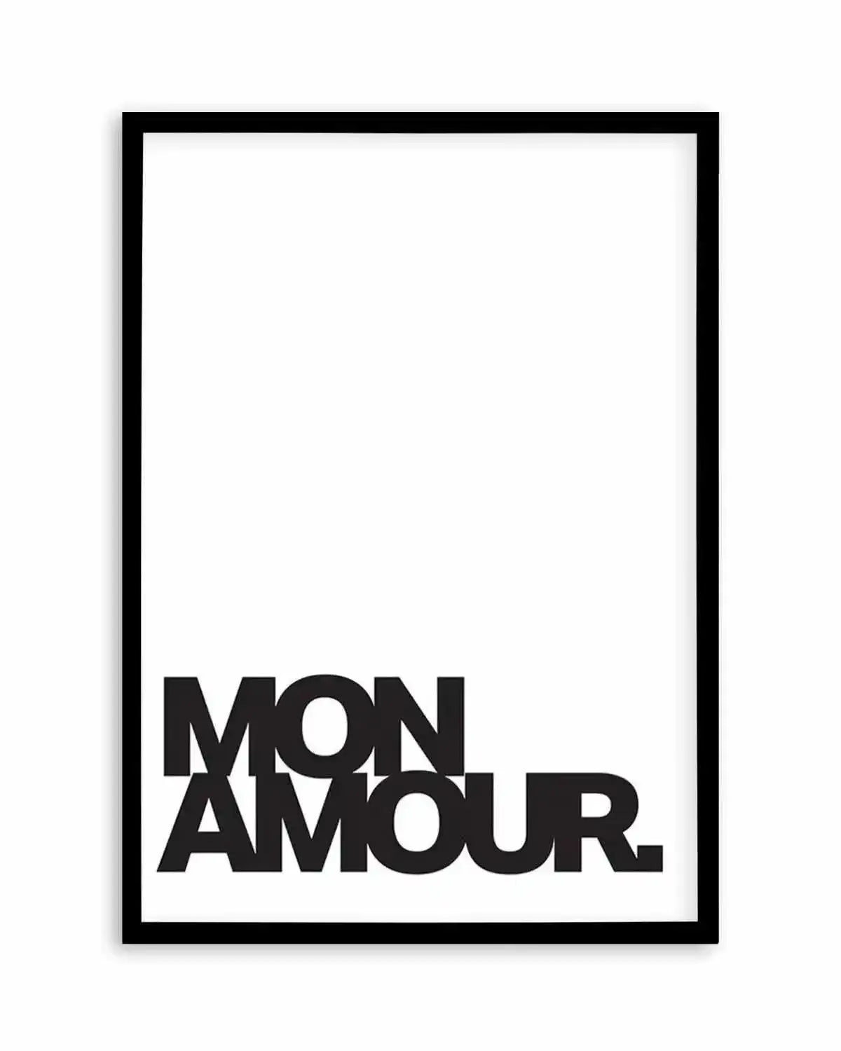 Mon Amour Art Print from Olive et Oriel where you can shop wallpaper and artworks online