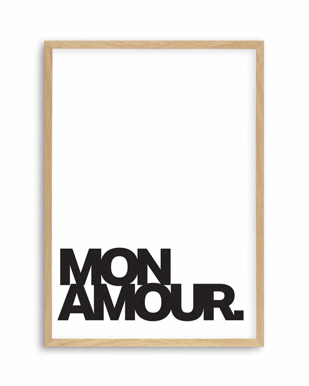 Mon Amour Art Print