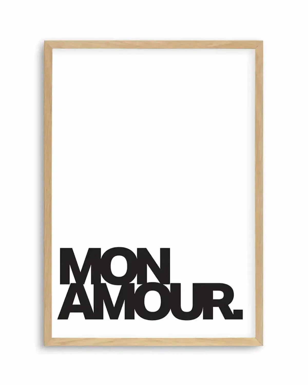 Mon Amour Art Print from Olive et Oriel where you can shop wallpaper and artworks online