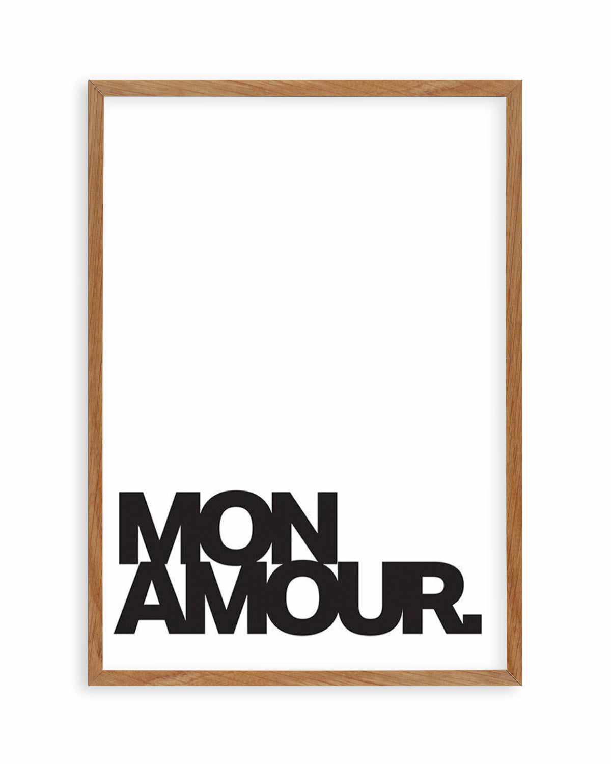 Mon Amour Art Print