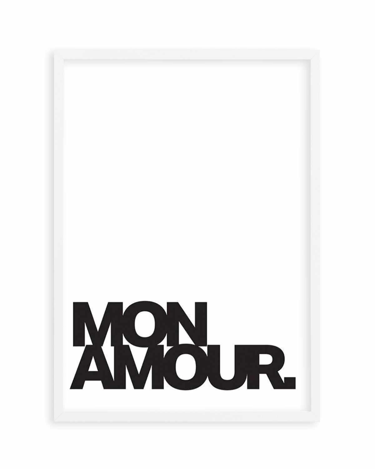 Mon Amour Art Print