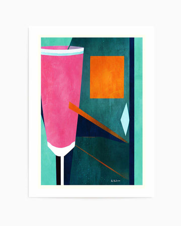 Mon Petite Crement RoseI by Bo Anderson | Art Print from Olive et Oriel where you can shop wallpaper and artworks online