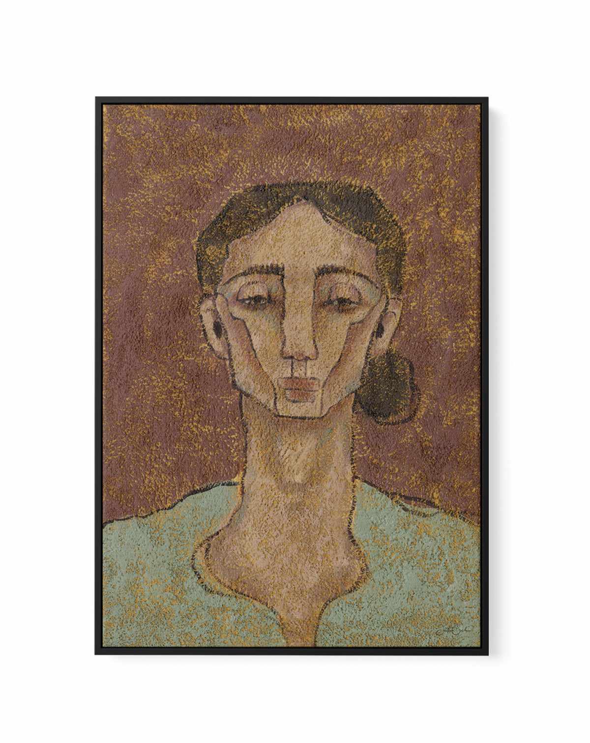 Mona | Framed Canvas Art Print