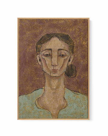 Mona by Julie Celina | Framed Canvas Art Print from Olive et Oriel where you can shop wallpaper and artworks online