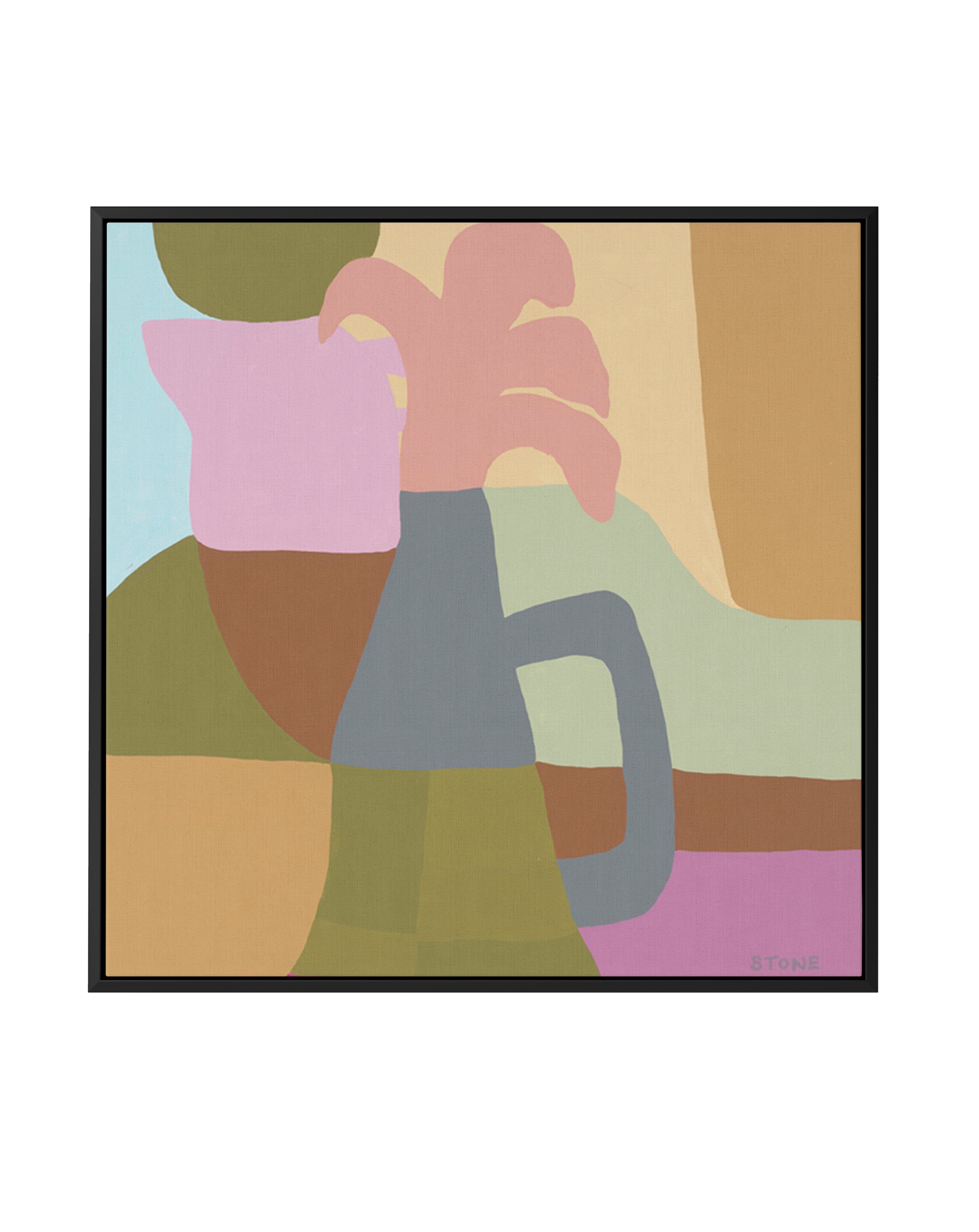 Monday by Belinda Stone | Framed Canvas Art Print