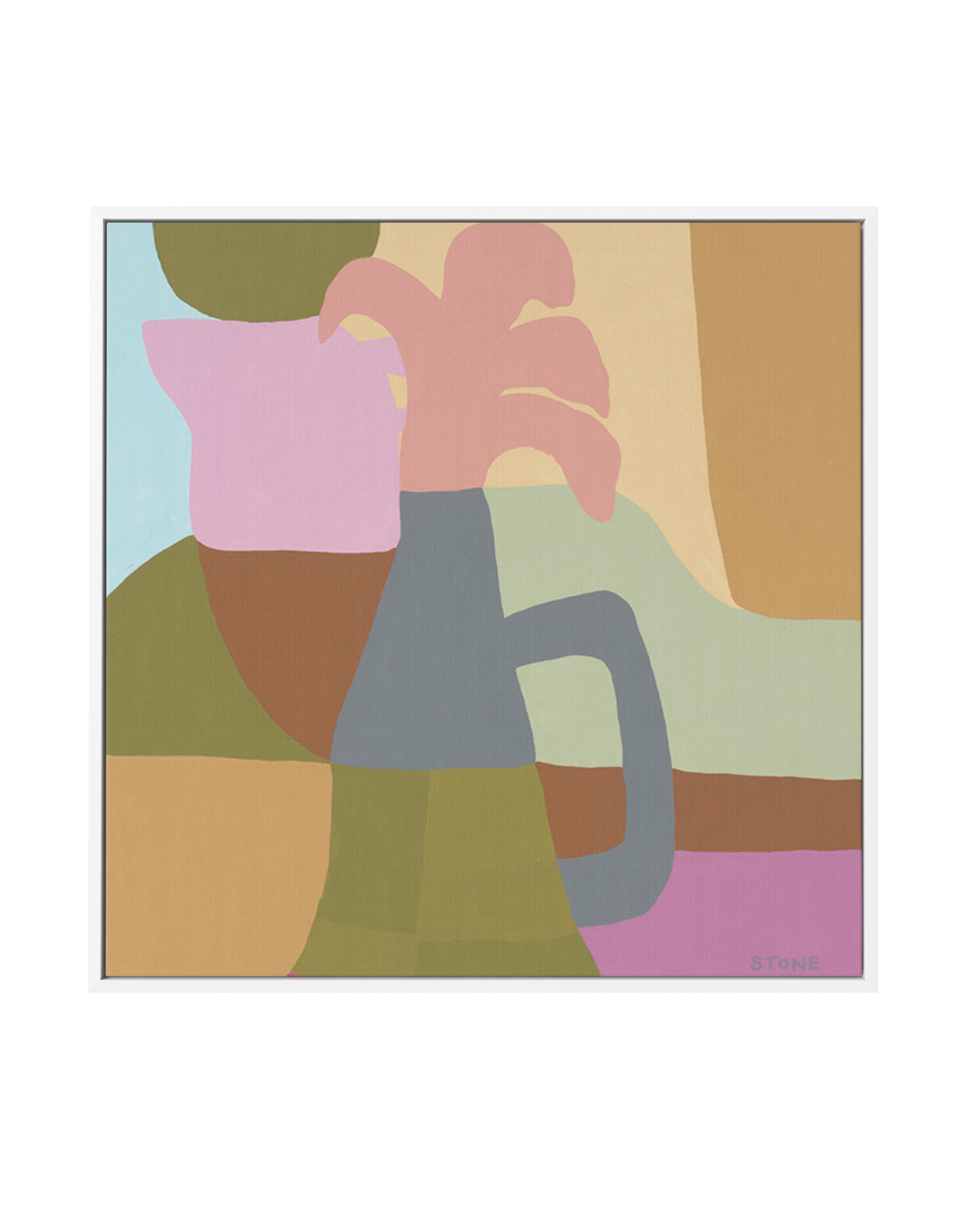 Monday by Belinda Stone | Framed Canvas Art Print