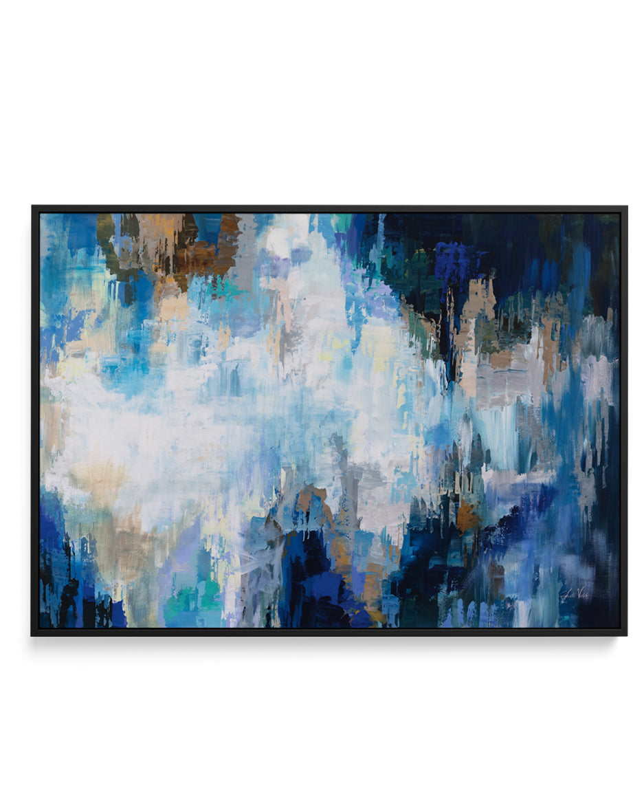 Monets Dance I | Framed Canvas Art Print