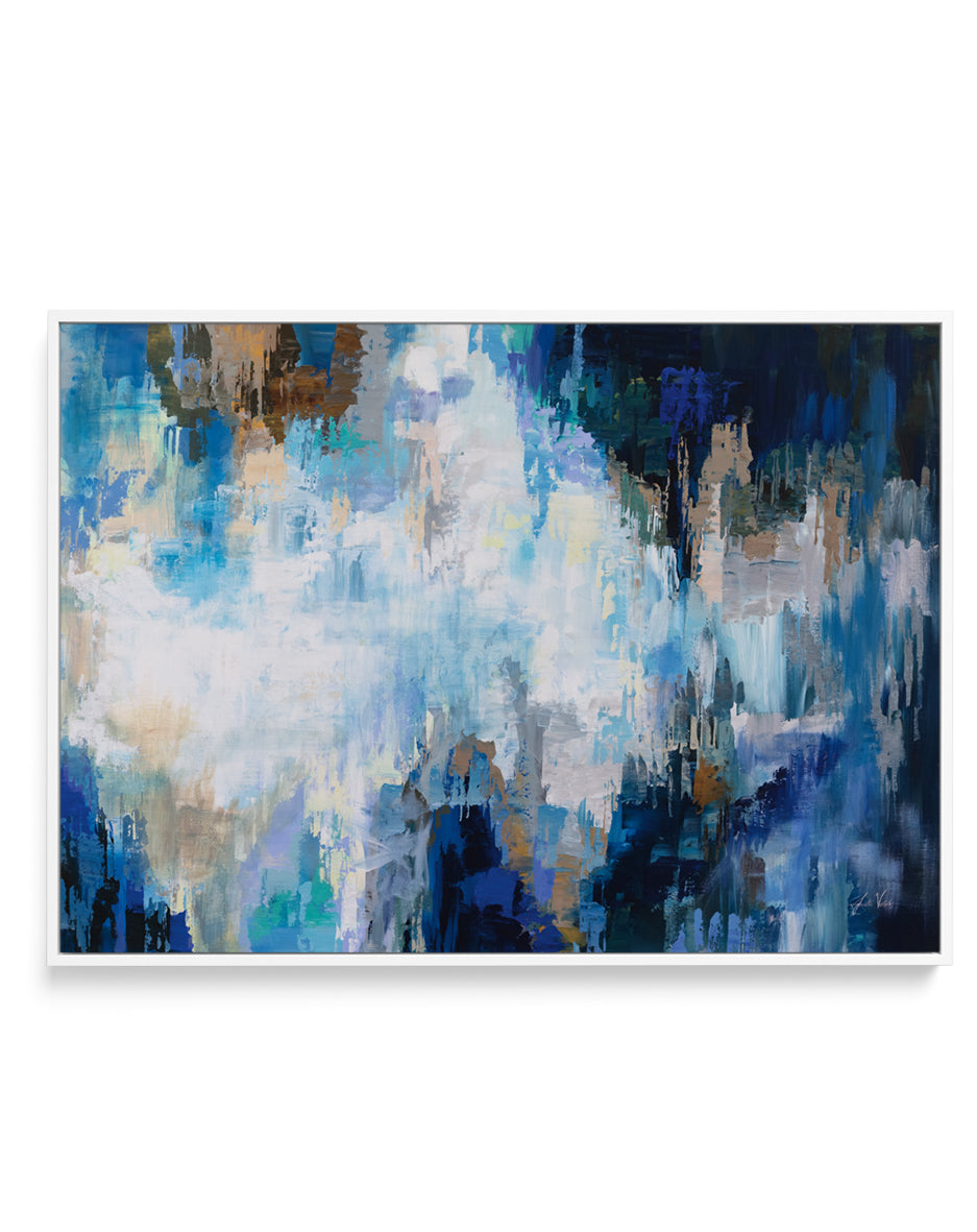Monets Dance I | Framed Canvas Art Print