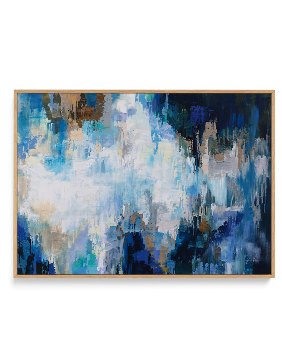 Monets Dance I | Framed Canvas Art Print