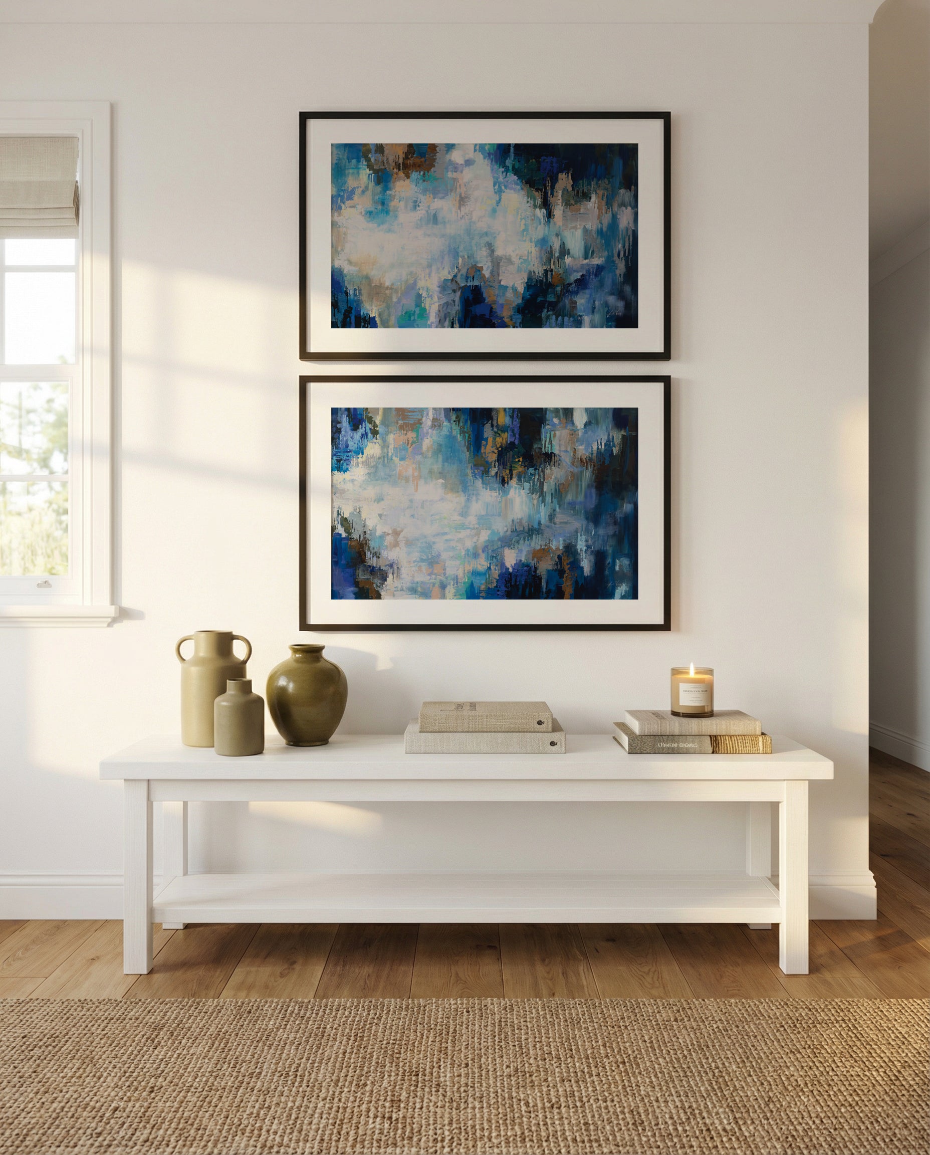 Monets Dance I & II Art Print Set of 2 | Matching Wall Art