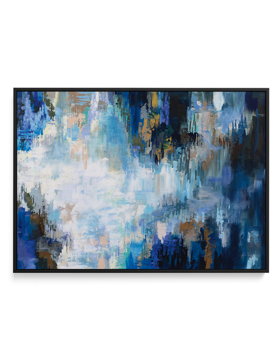 Monets Dance II | Framed Canvas Art Print