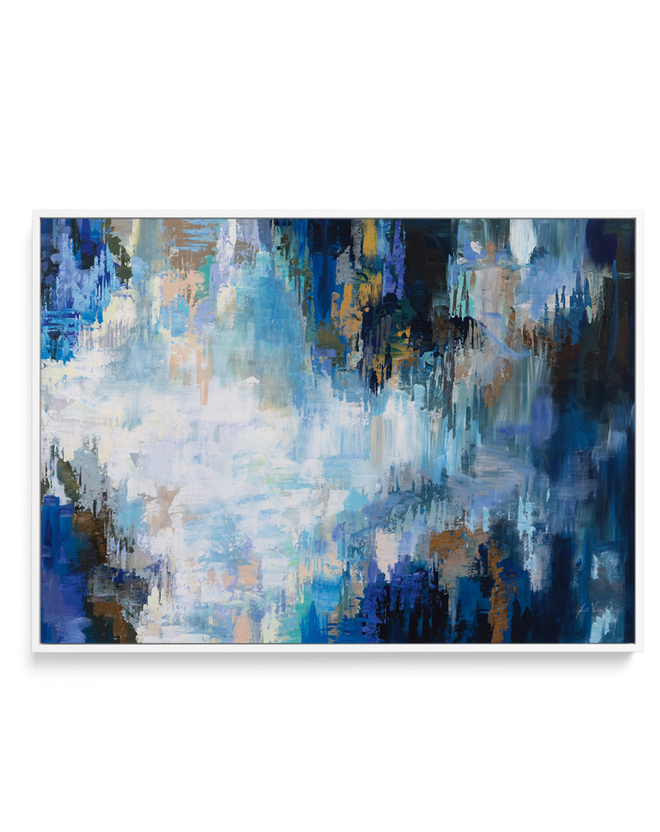 Monets Dance II | Framed Canvas Art Print