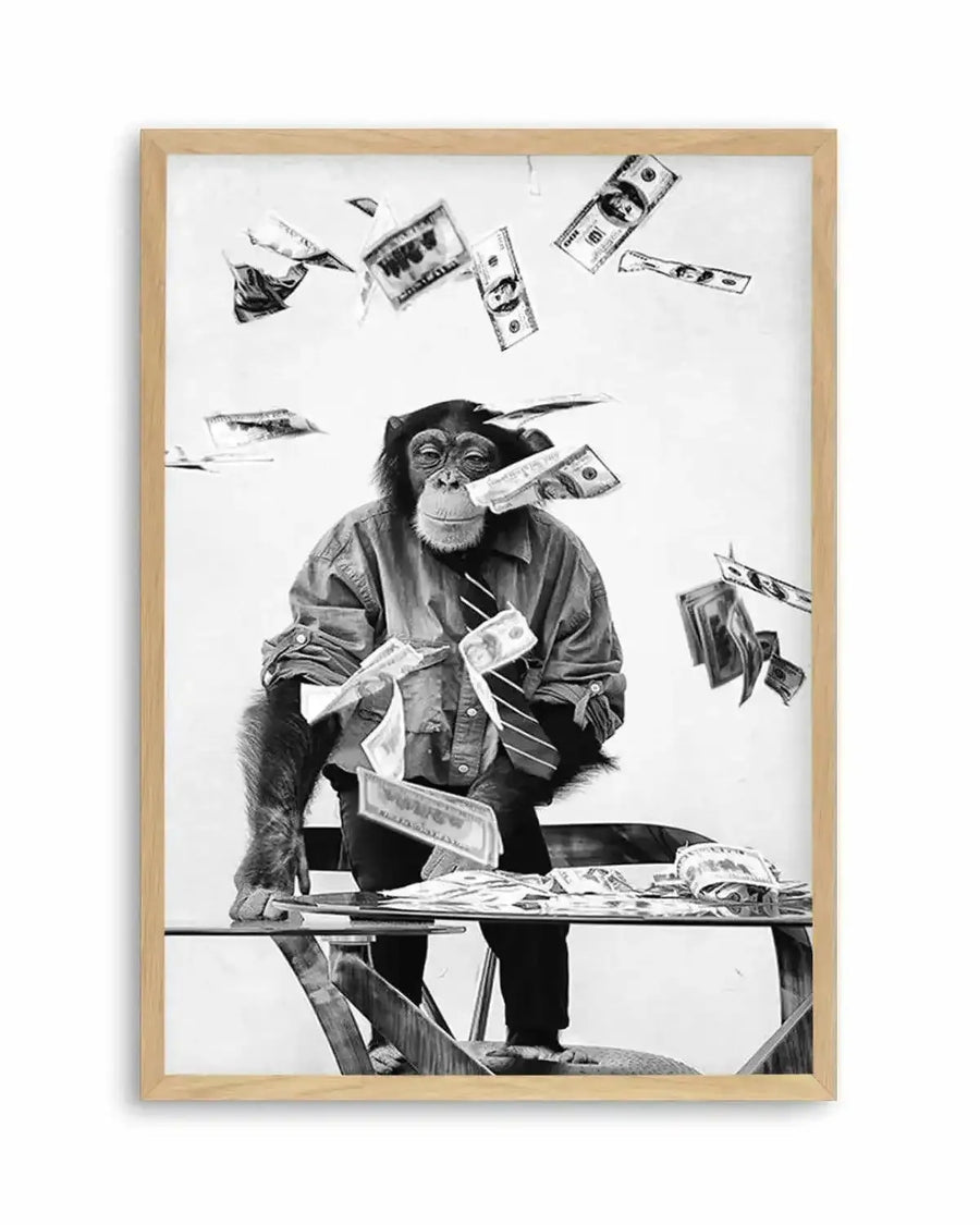 Monkey Business Art Print from Olive et Oriel where you can shop wallpaper and artworks online