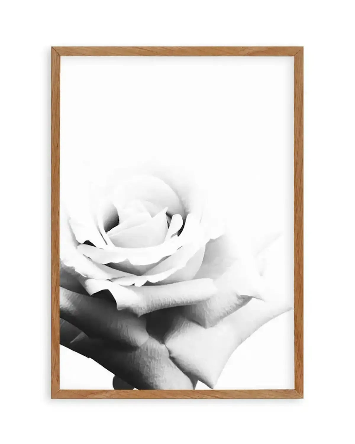 Monochrome Rose Art Print from Olive et Oriel where you can shop wallpaper and artworks online