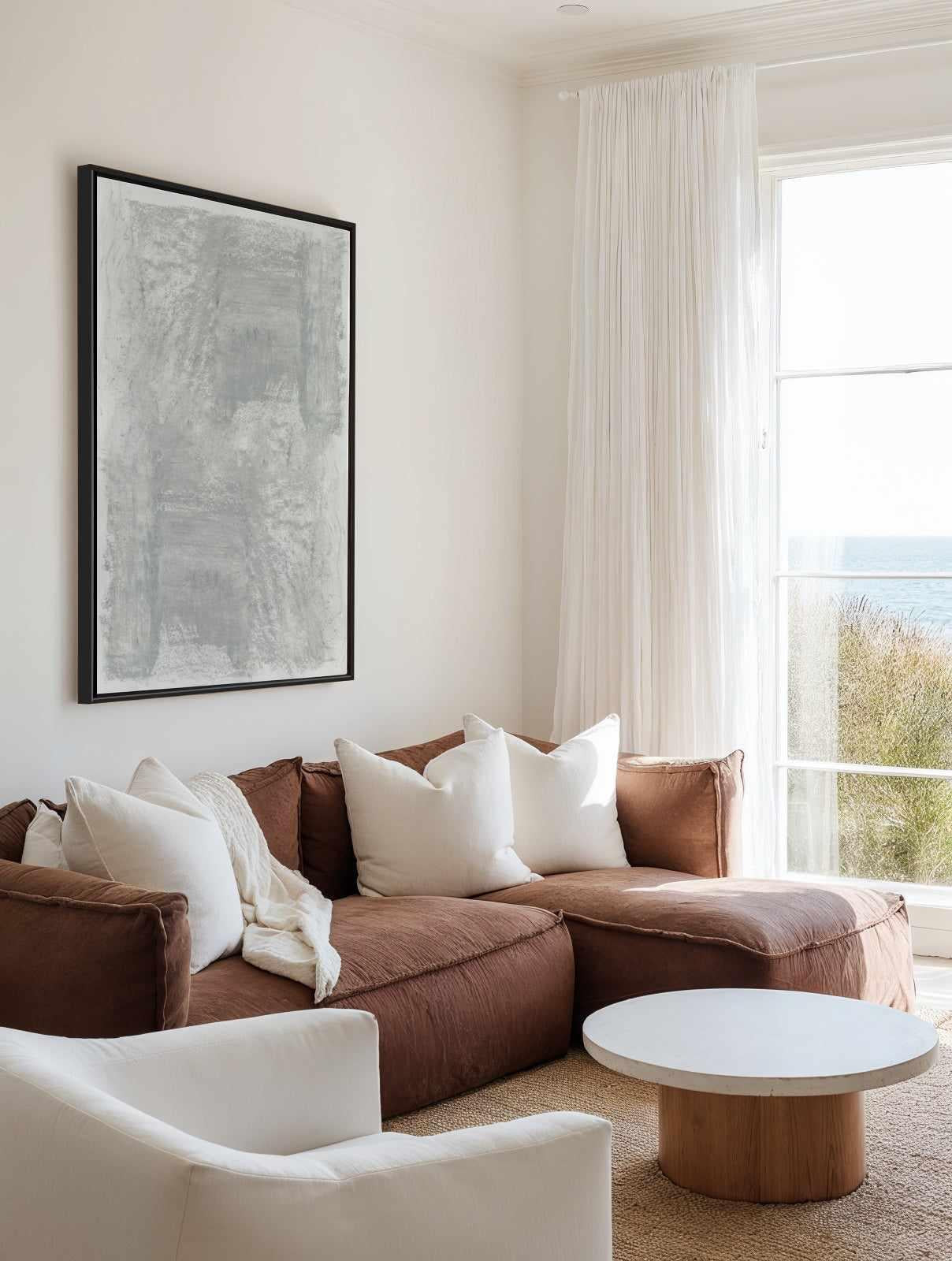 Monotone Textures 1 by Cartissi | Framed Canvas Art Print from Olive et Oriel where you can shop wallpaper and artworks online