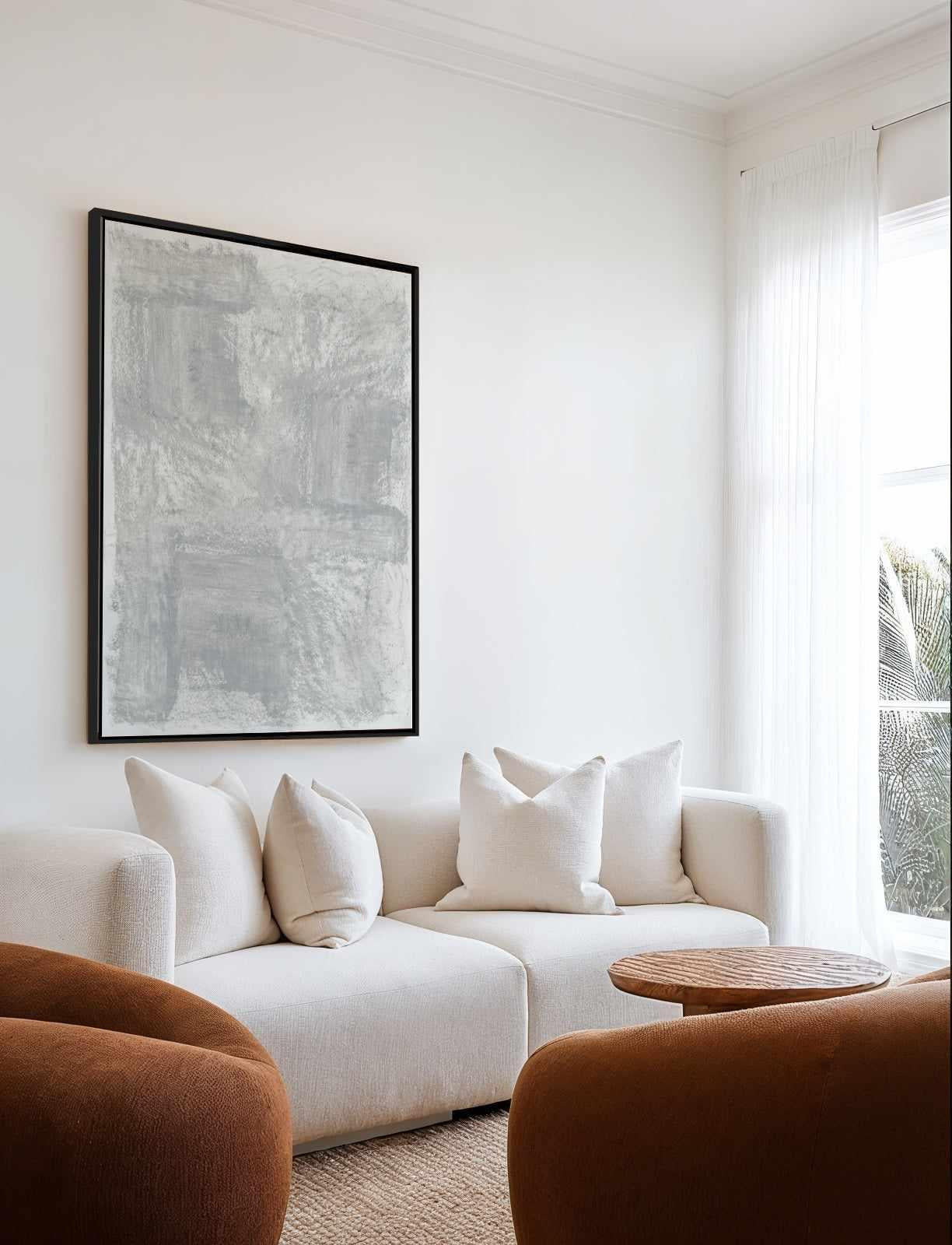 Monotone Textures 2 by Cartissi | Framed Canvas Art Print from Olive et Oriel where you can shop wallpaper and artworks online