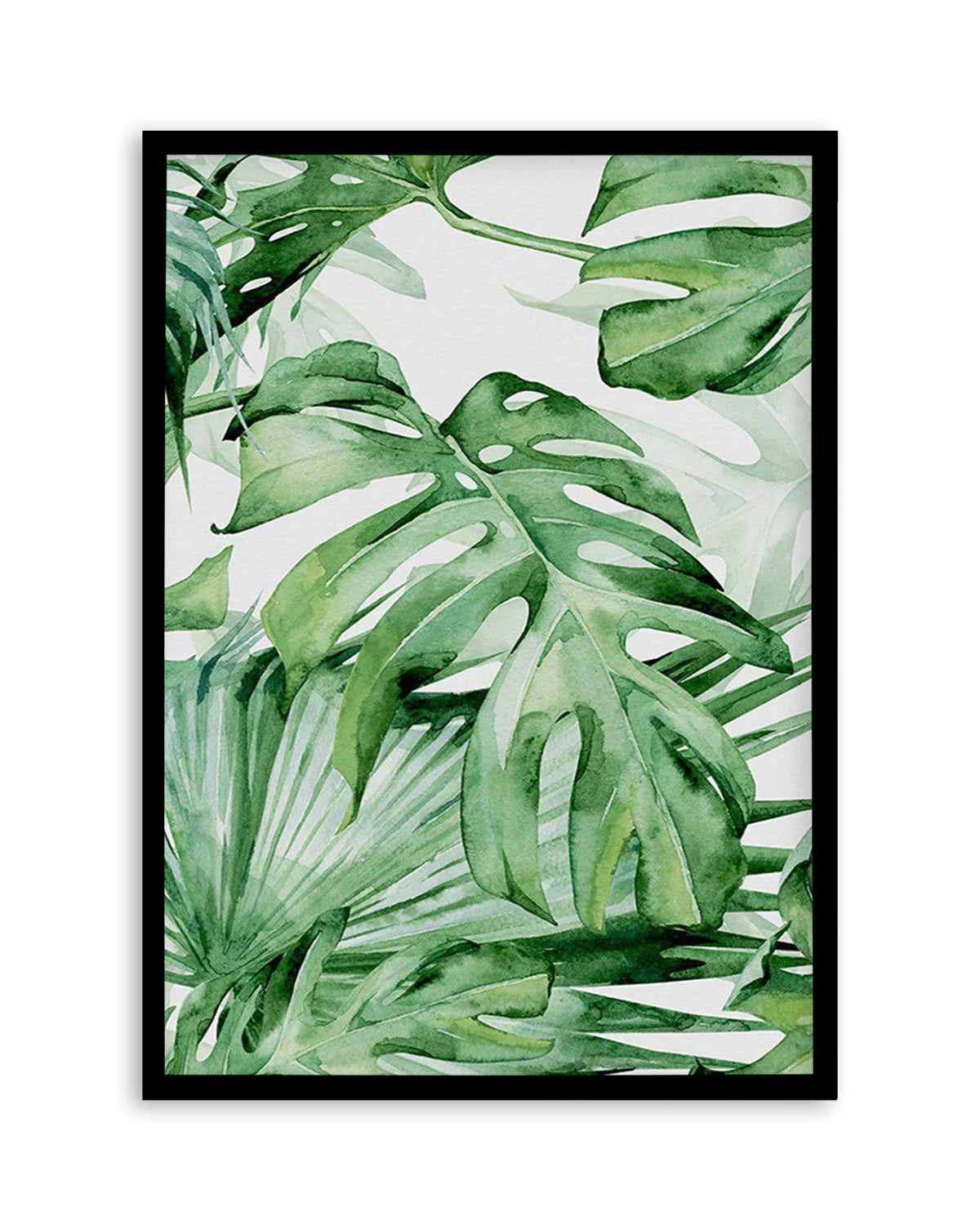 Monstera in Watercolour I Art Print