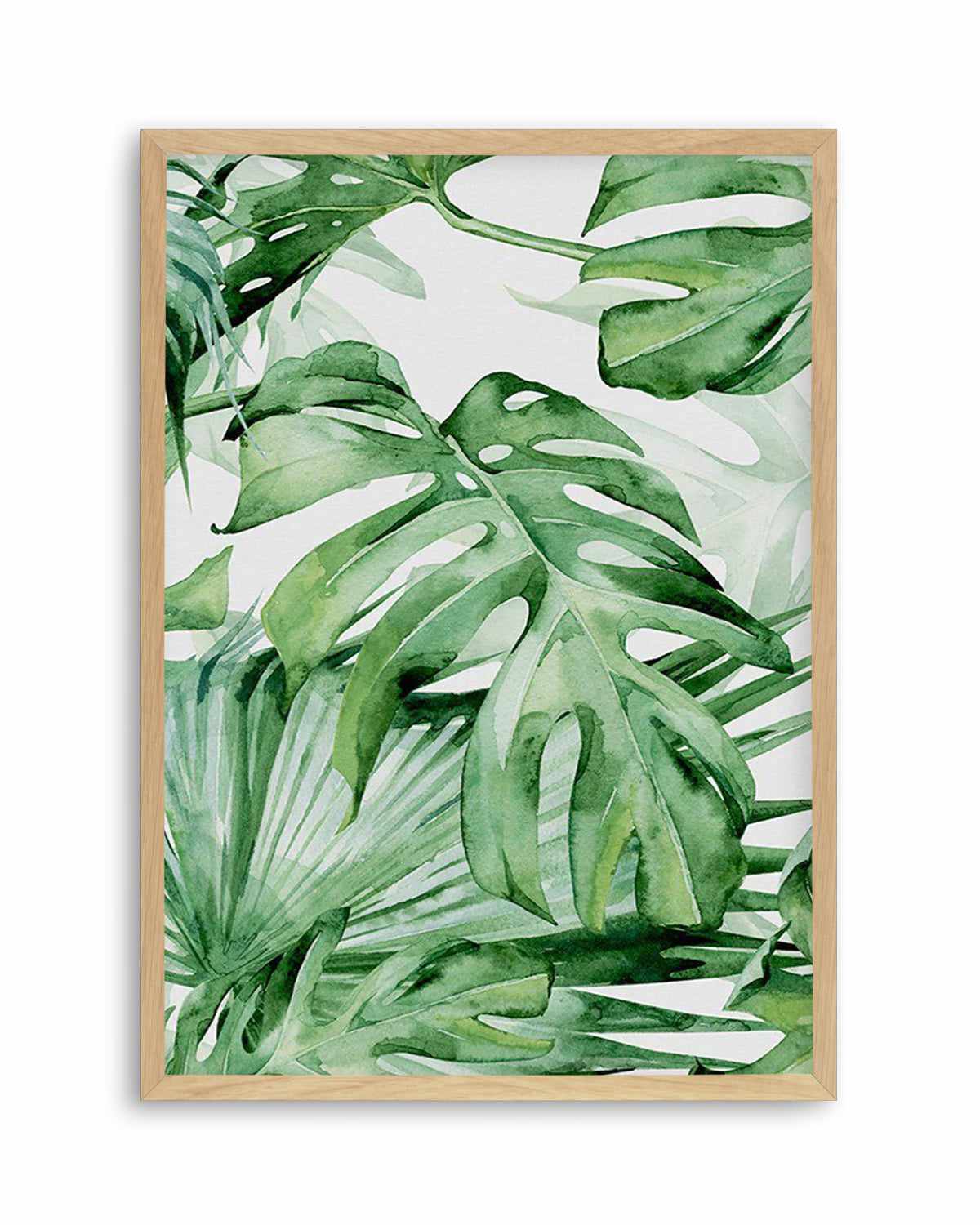 Monstera in Watercolour I Art Print