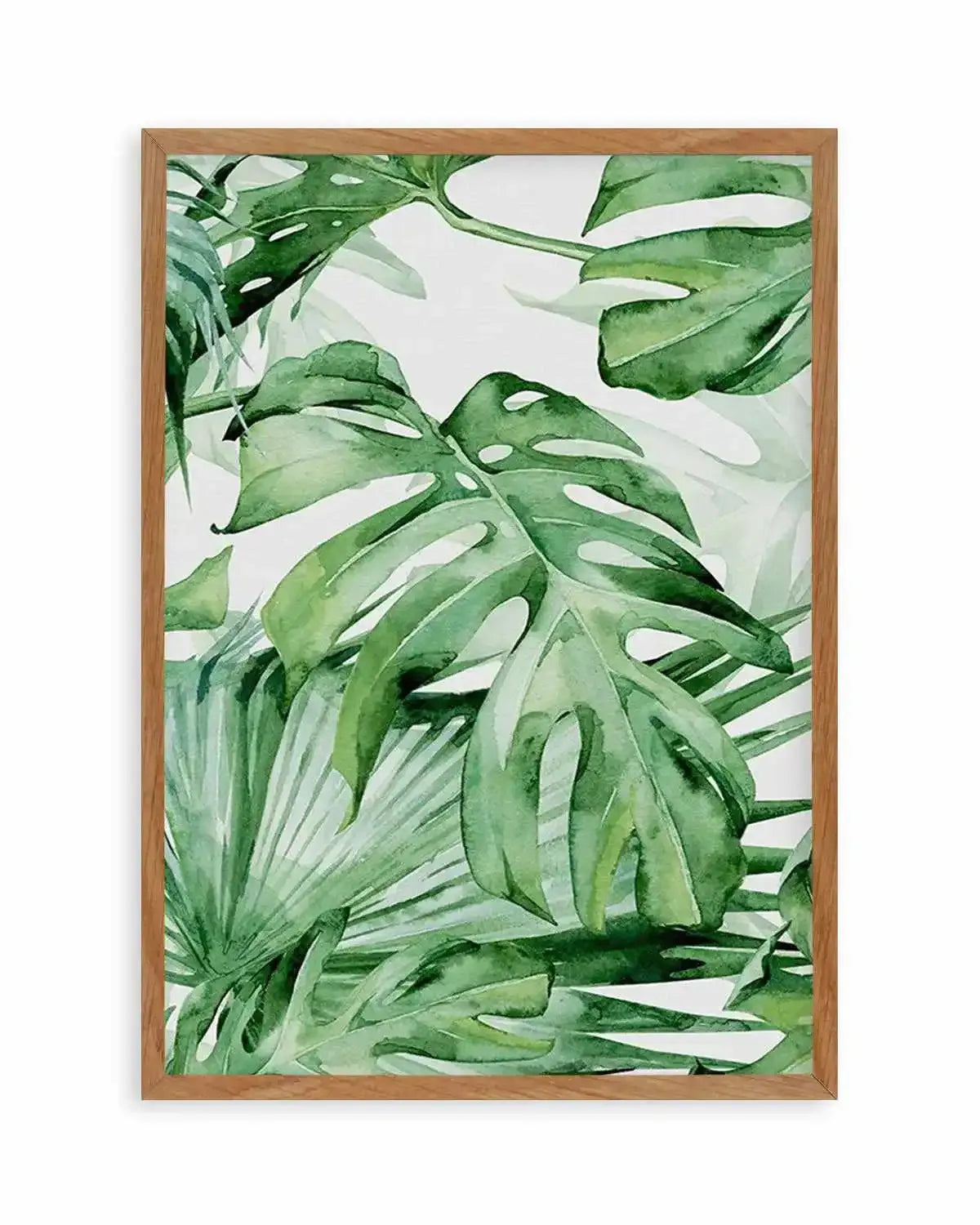 monstera plant art print Botanical Wall Art Print
