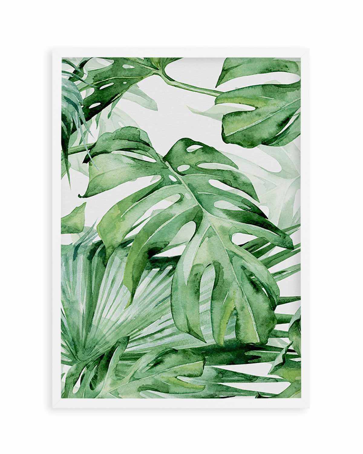 Monstera in Watercolour I Art Print