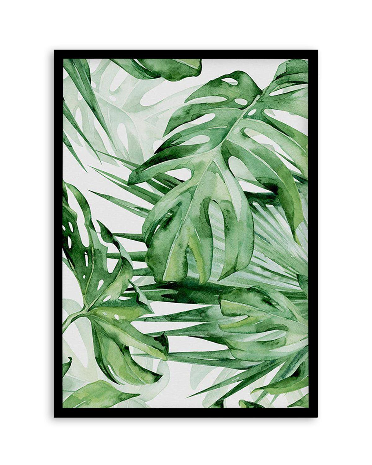 Monstera in Watercolour II Art Print