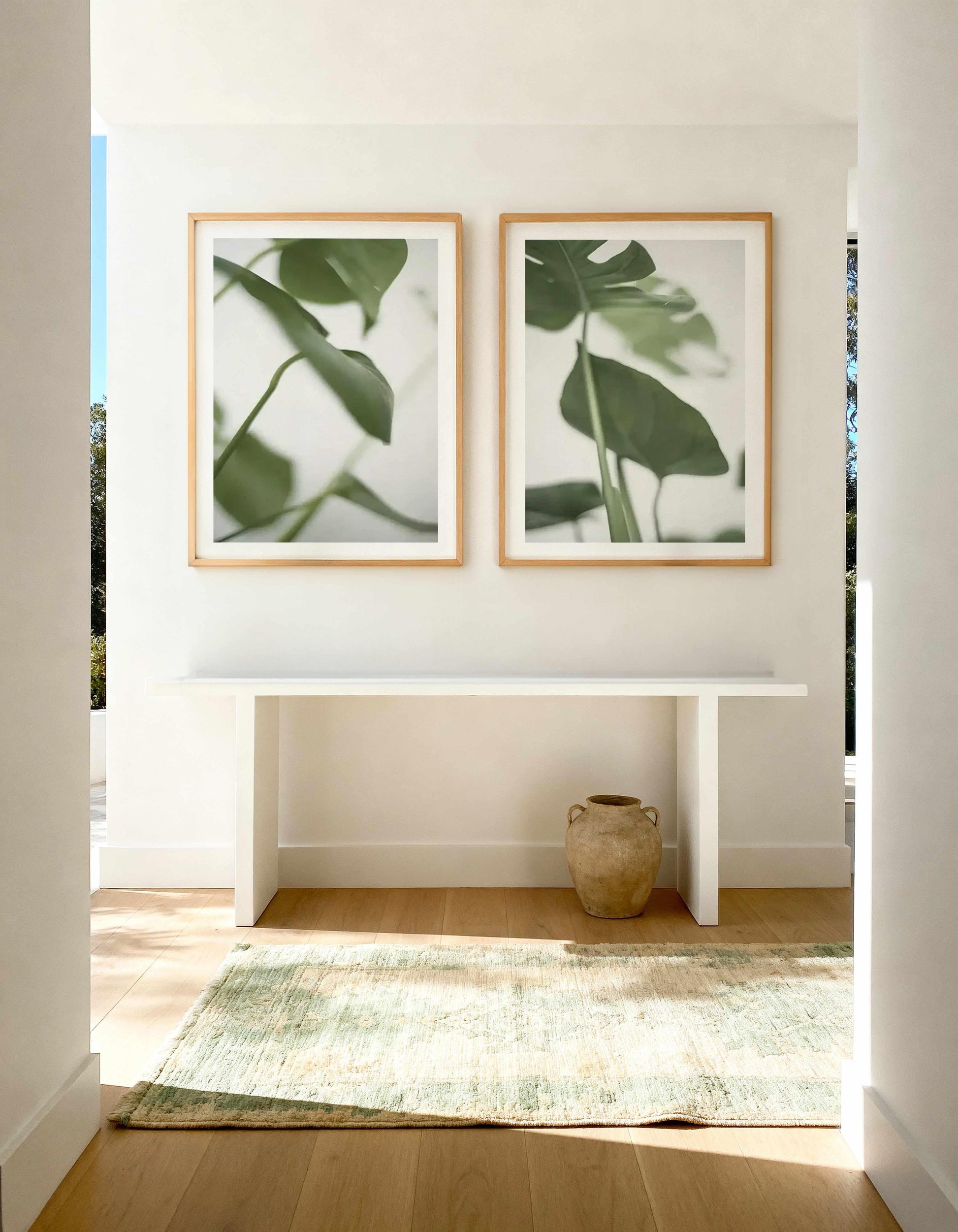 Monstera I & II Art Print Set of 2 | Matching Wall Art from Olive et Oriel where you can shop wallpaper and artworks online