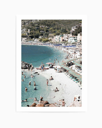 Monterosso Beach Days | Art Print from Olive et Oriel where you can shop wallpaper and artworks online
