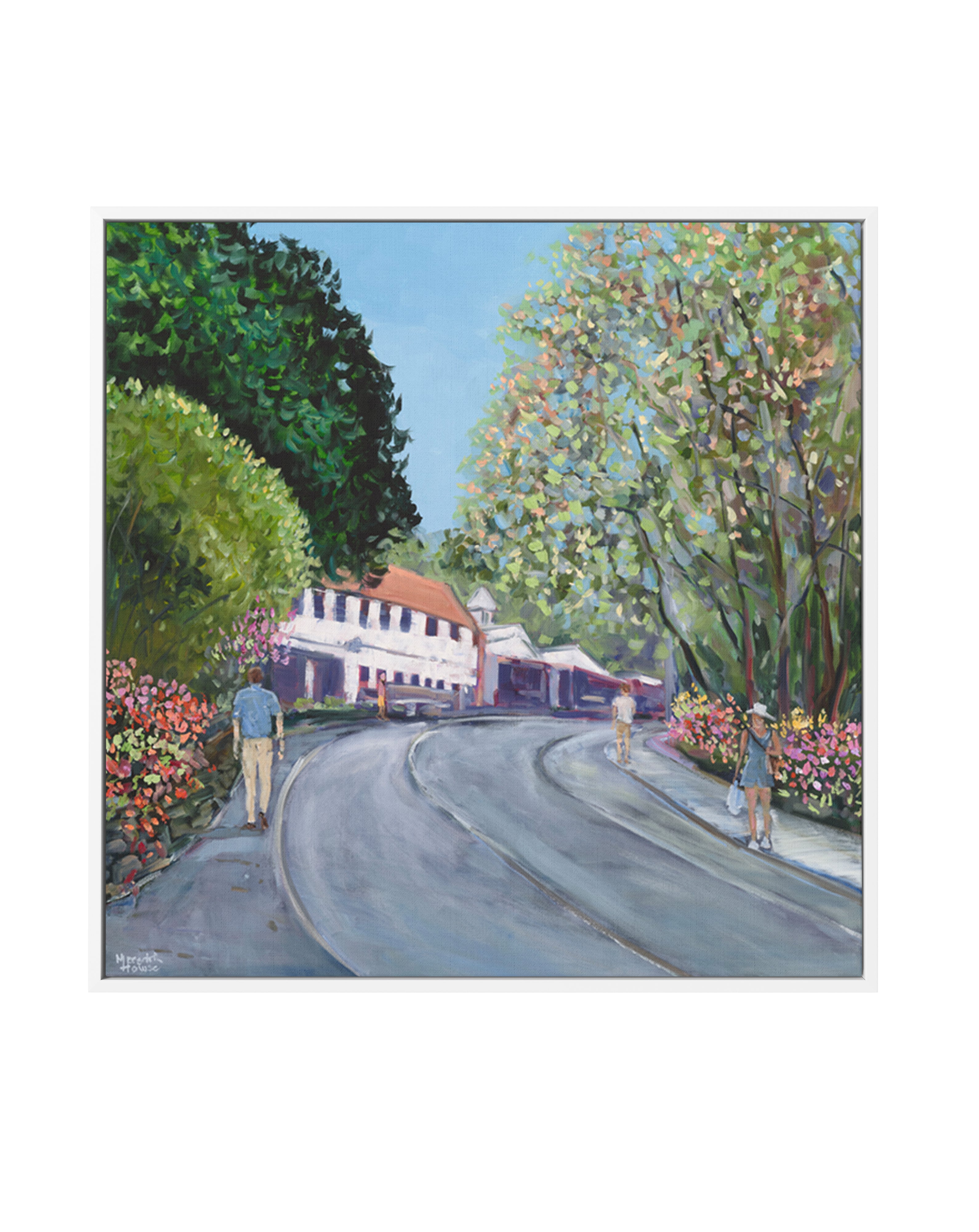 Montville Sunshine Coast by Meredith Howse | Framed Canvas Art Print