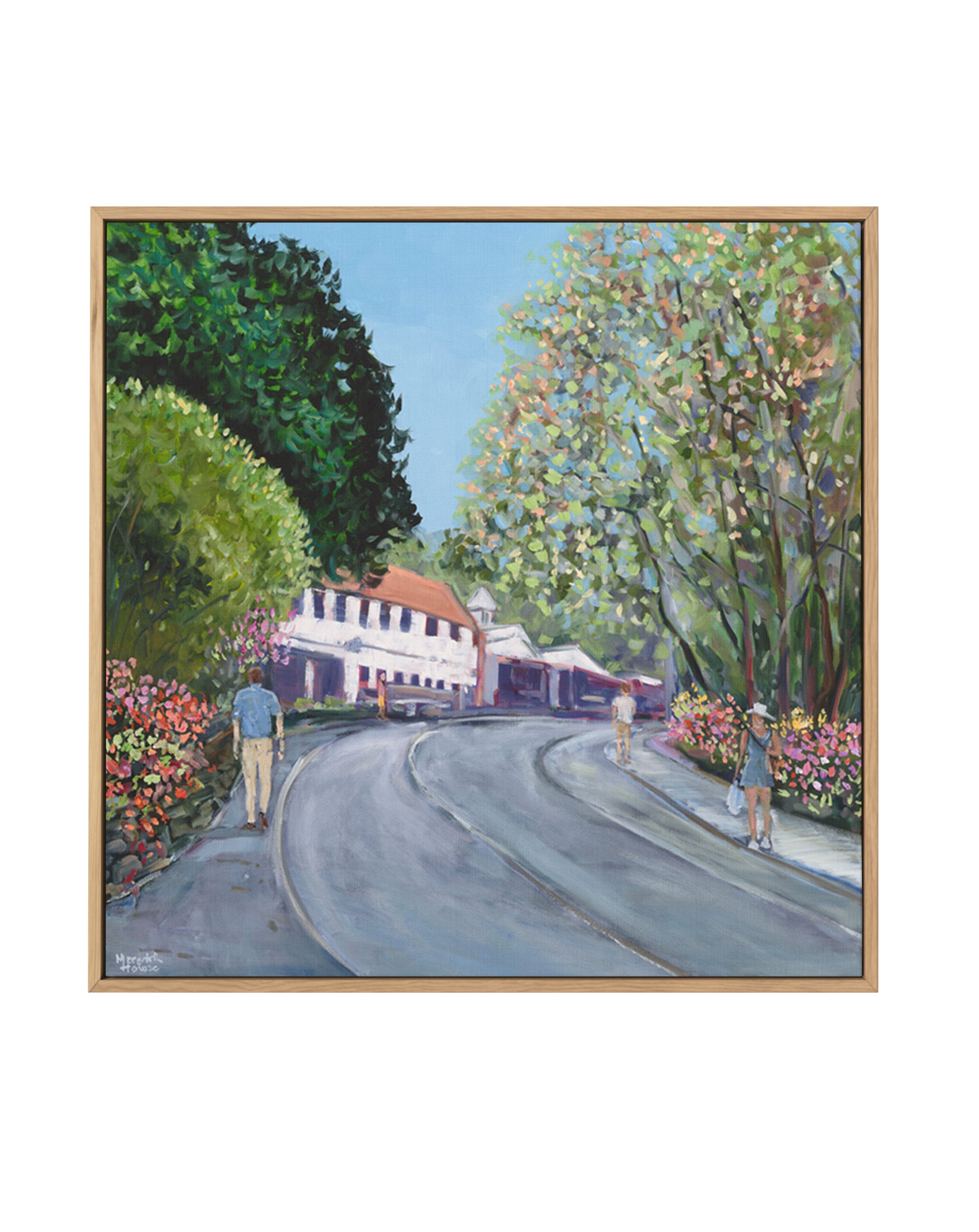 Montville Sunshine Coast by Meredith Howse | Framed Canvas Art Print