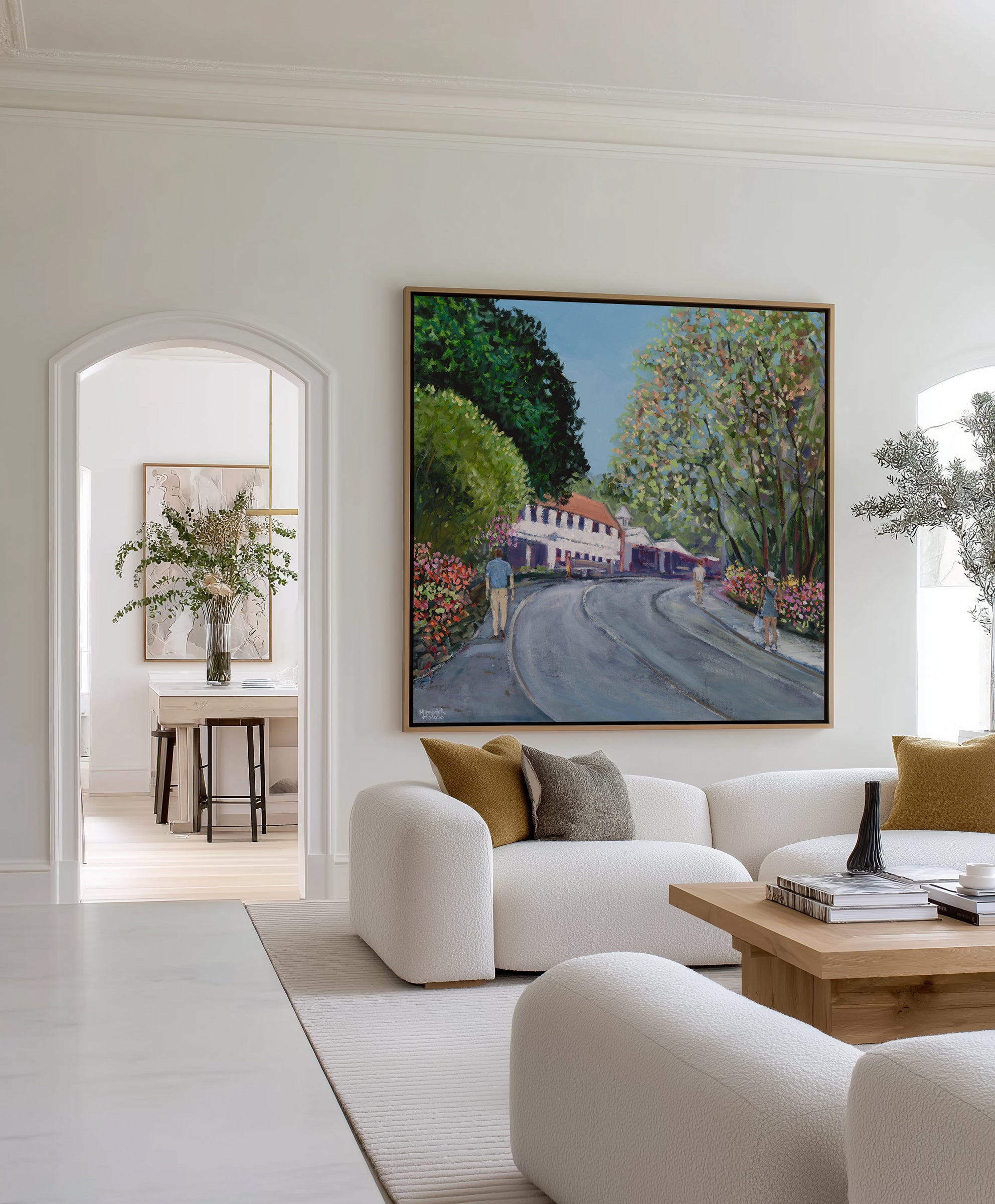 Montville Sunshine Coast by Meredith Howse | Framed Canvas Art Print