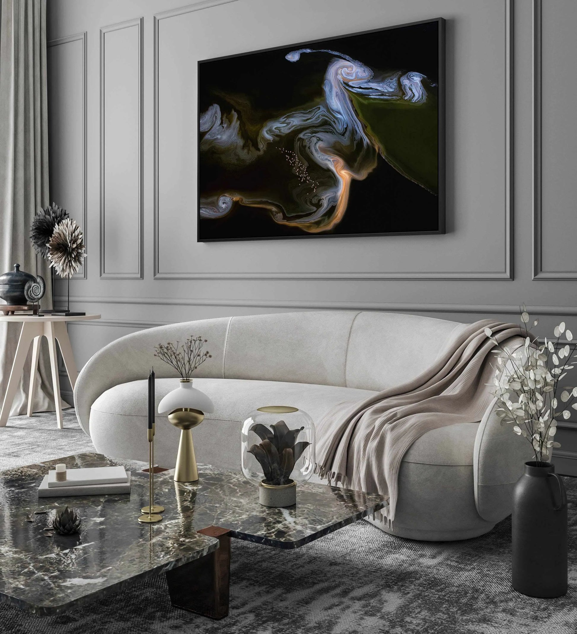 Mood II by Phillip Chang | Framed Canvas Art Print from Olive et Oriel where you can shop wallpaper and artworks online