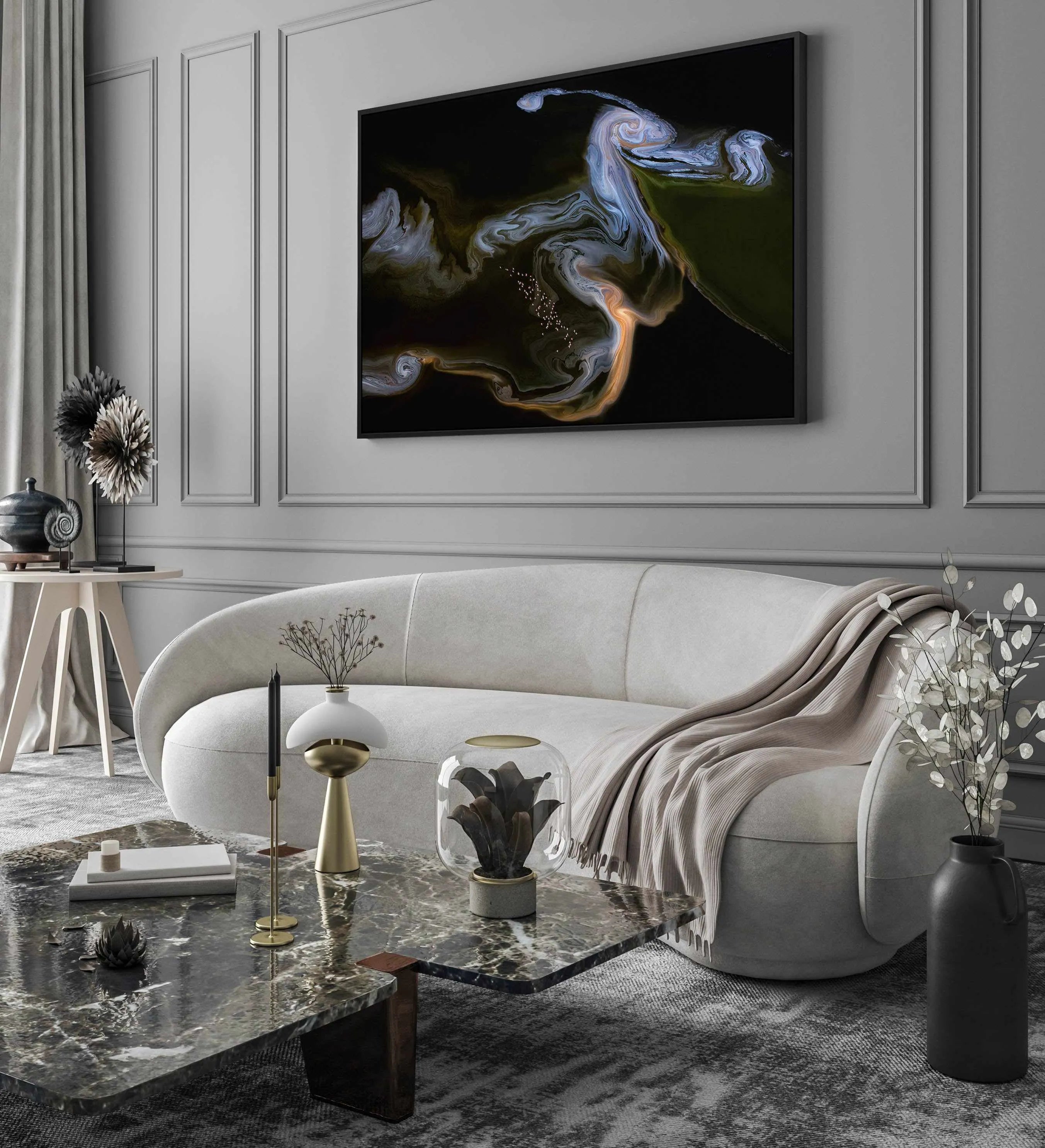 Mood II by Phillip Chang | Framed Canvas Art Print from Olive et Oriel where you can shop wallpaper and artworks online